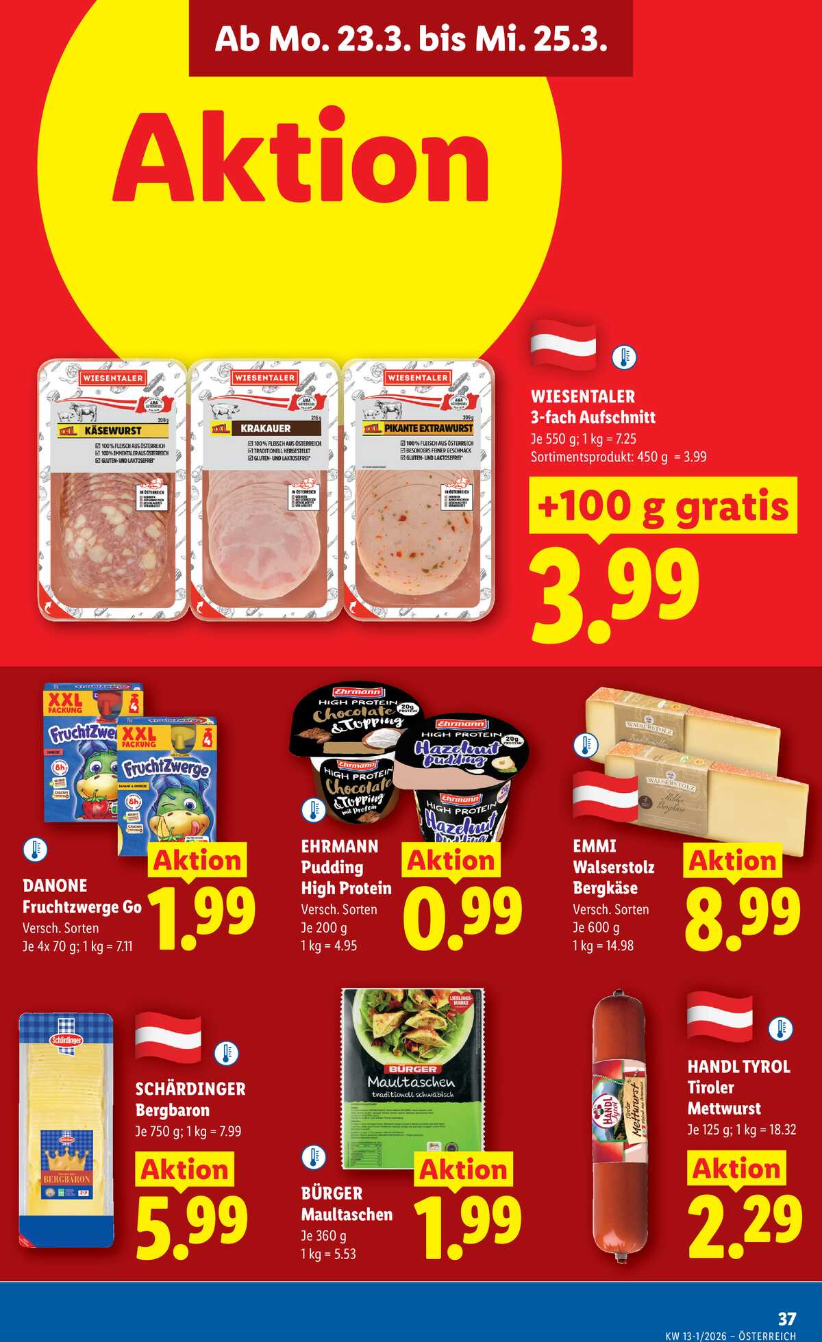 Leták Lidl Rakousko 19.3.-25.3.2026 strana 40