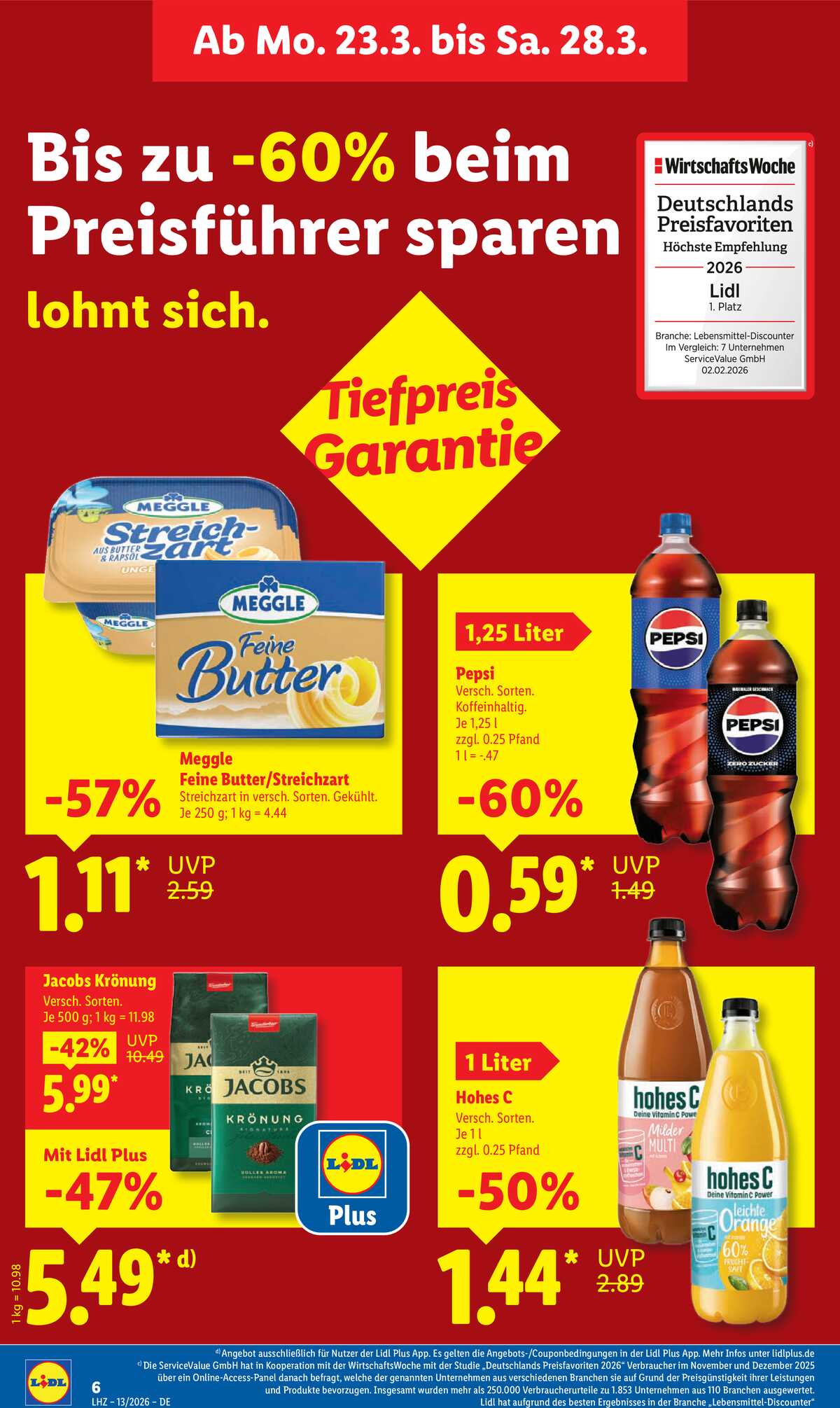 Leták Lidl Německo 23.3.-28.3.2026 strana 12