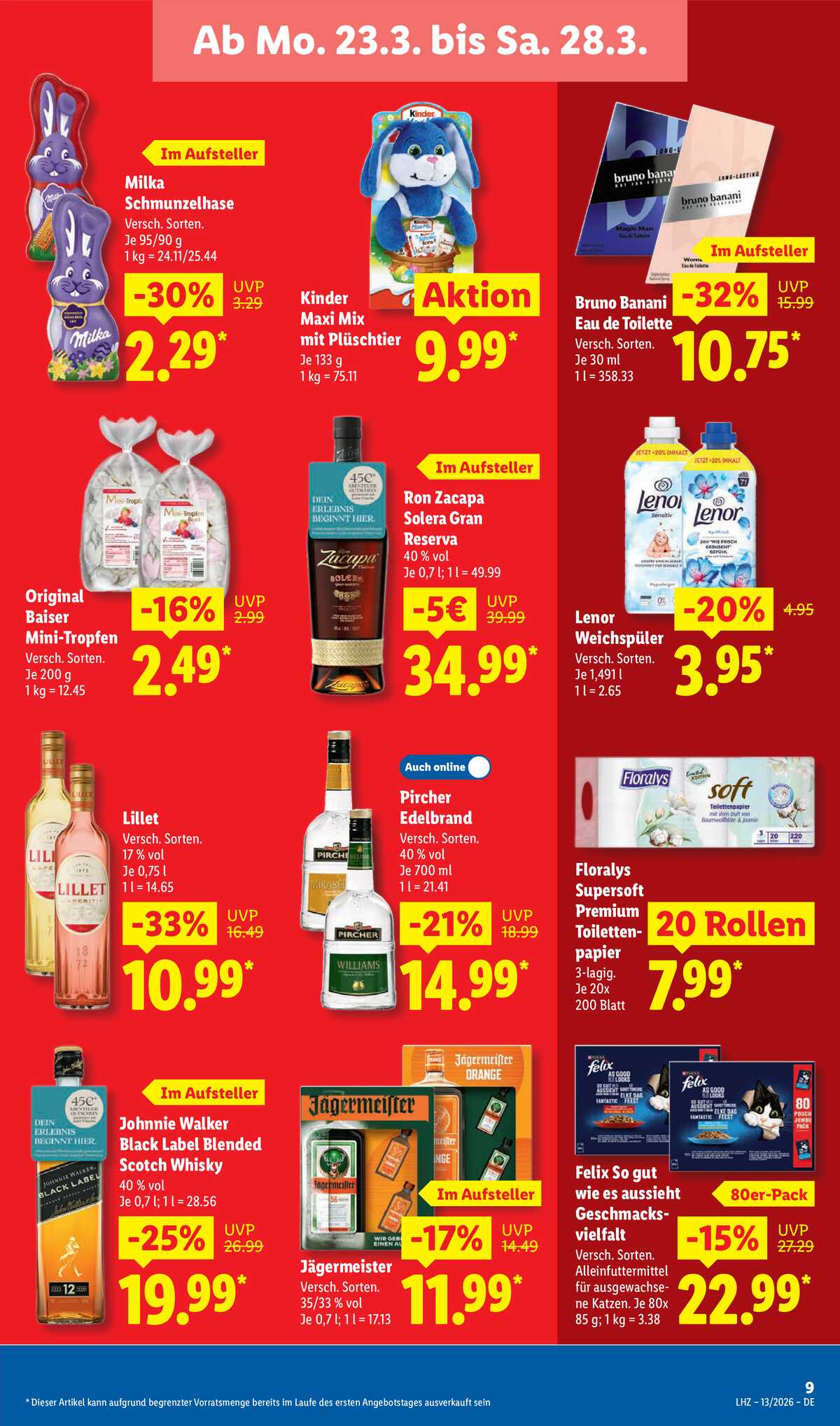 Leták Lidl Německo 23.3.-28.3.2026 strana 15
