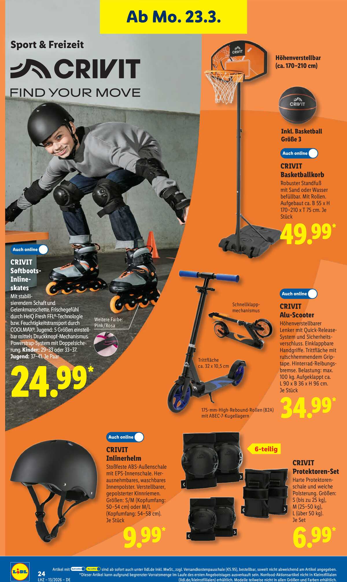 Leták Lidl Německo 23.3.-28.3.2026 strana 44