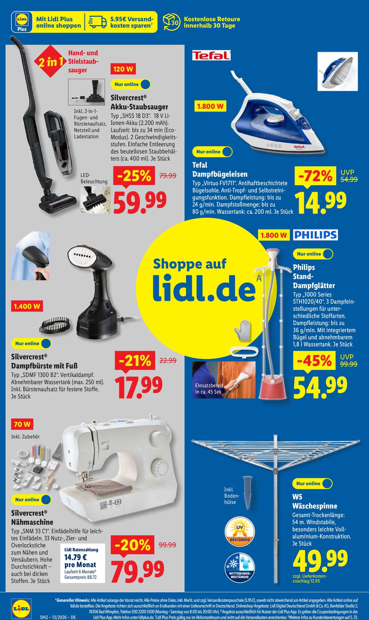 Leták Lidl Německo 23.3.-28.3.2026 strana 62