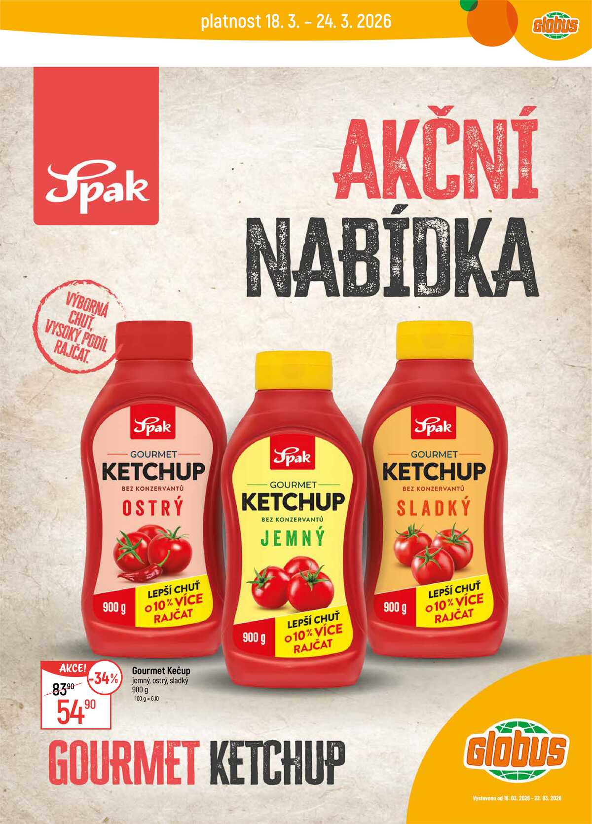 Akční leták Globus 18.3. - 24.3.2026 - Globus Praha - Centrum Černý Most strana 4