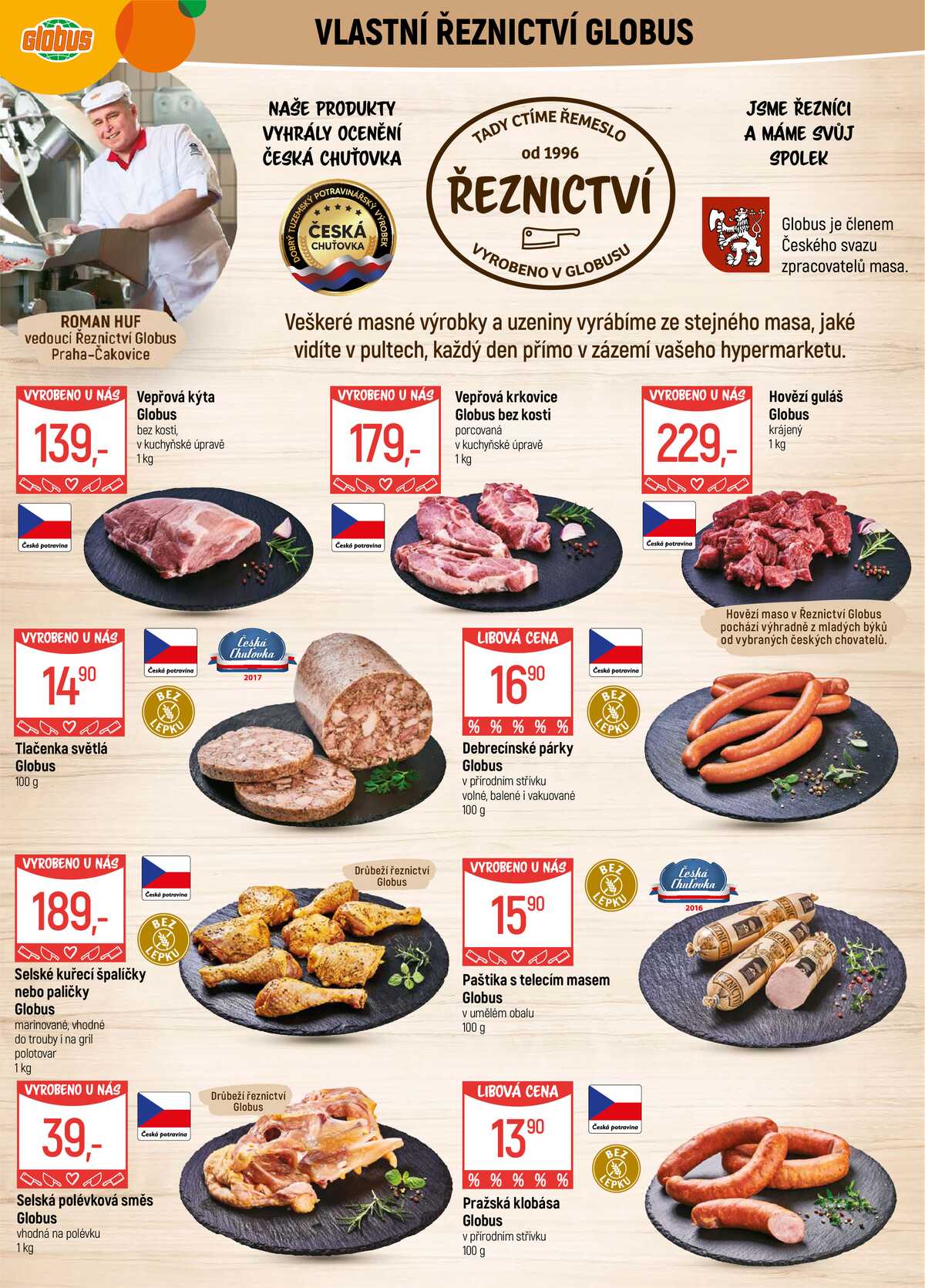 Akční leták Globus 18.3. - 24.3.2026 - Globus Praha - Čakovice strana 5