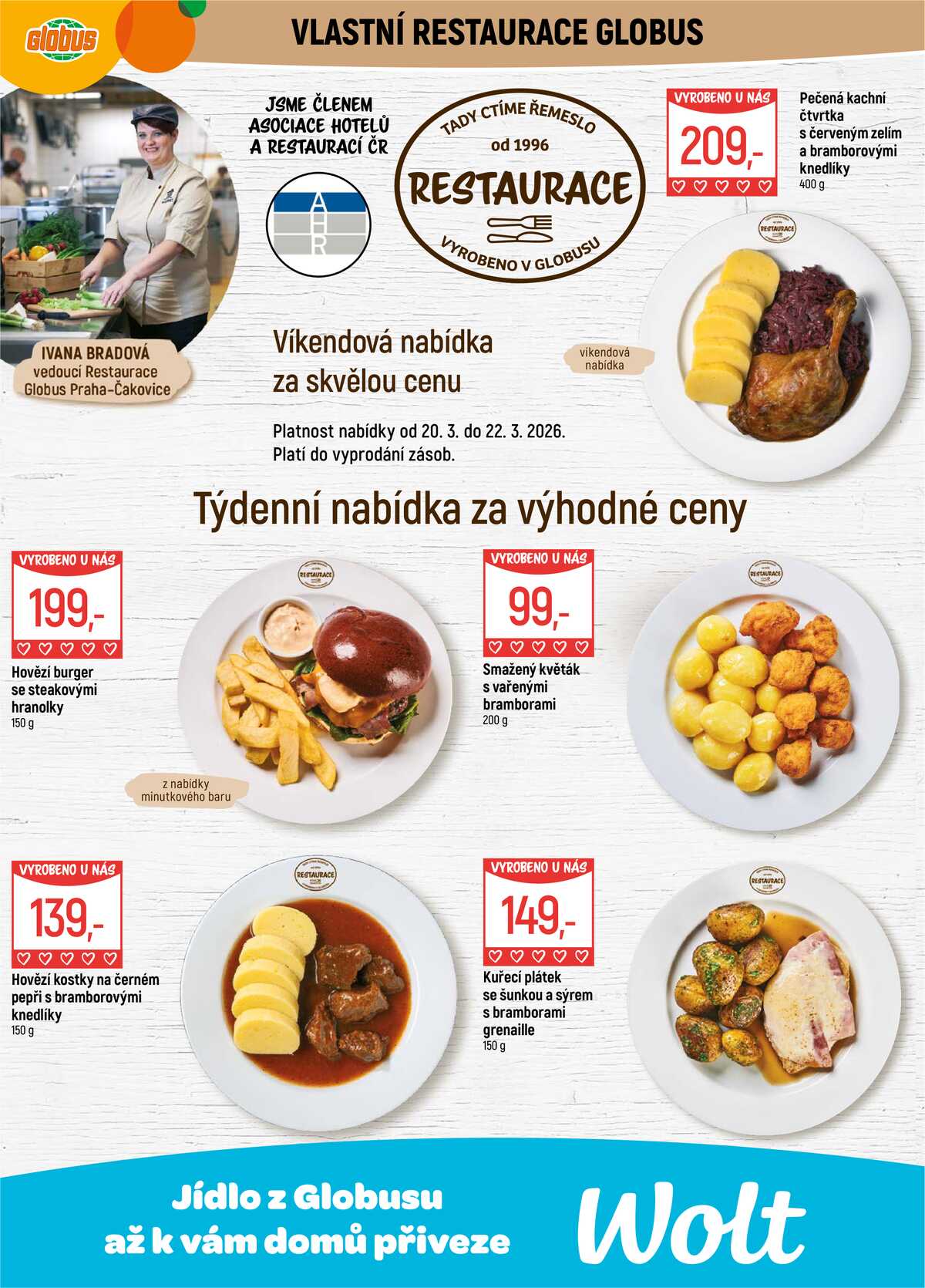 Akční leták Globus 18.3. - 24.3.2026 - Globus Praha - Čakovice strana 7