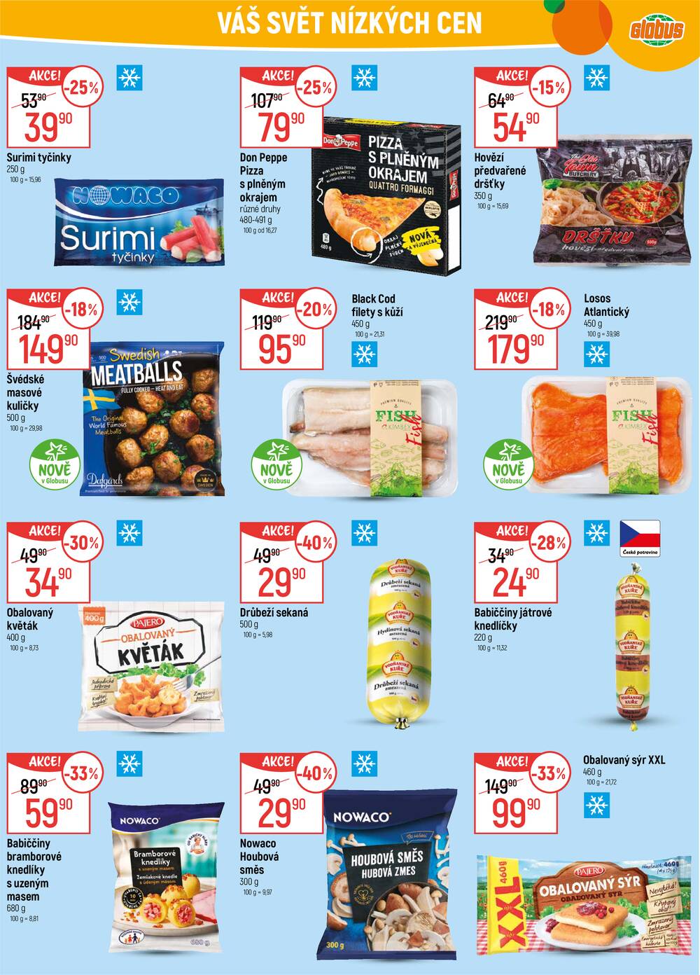 Akční leták Globus 18.3. - 24.3.2026 - Globus České Budějovice