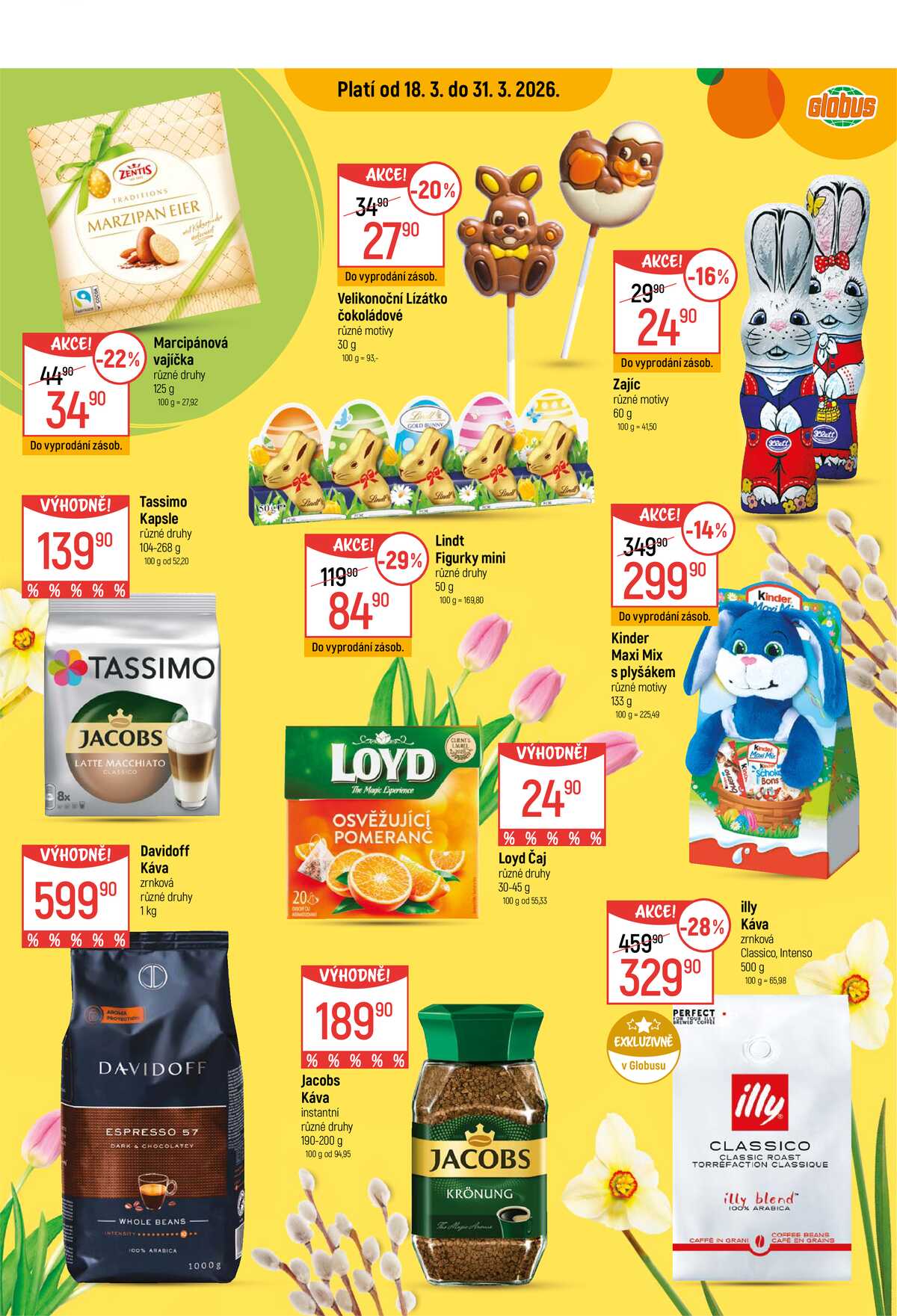 Akční leták Globus 18.3. - 31.3.2026 - Globus Chomutov strana 2