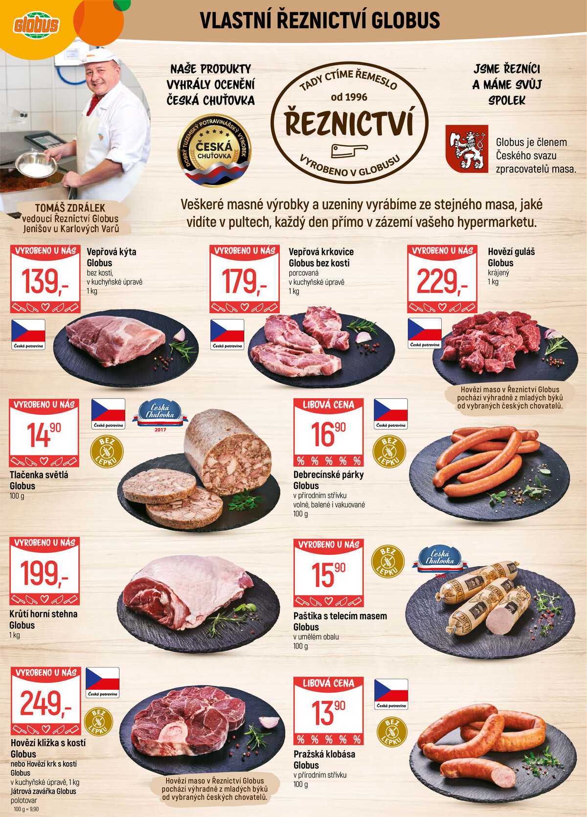 Akční leták Globus 18.3. - 24.3.2026 - Globus Jenišov u Karlových Varů strana 5