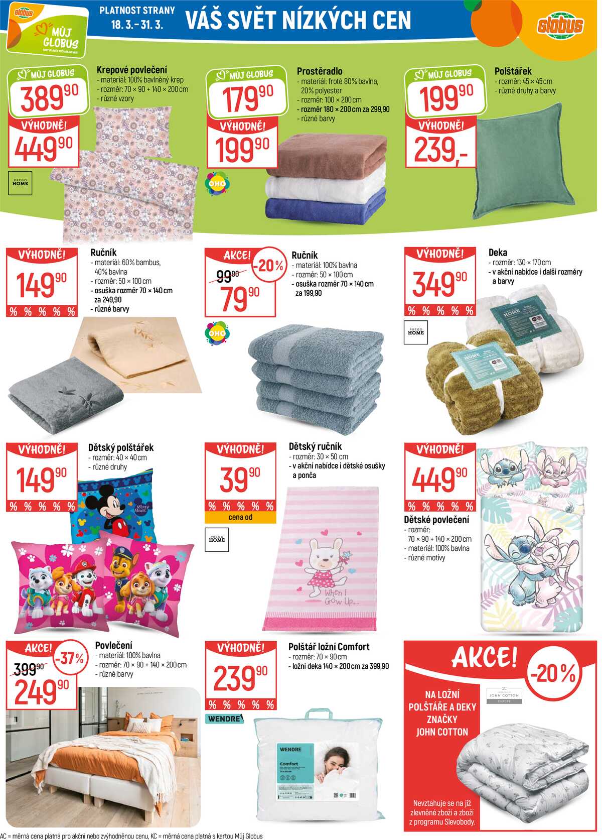 Akční leták Globus 18.3. - 24.3.2026 - Globus Liberec strana 34