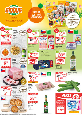 Akční leták Globus 18.3. - 24.3.2026 - Globus Liberec