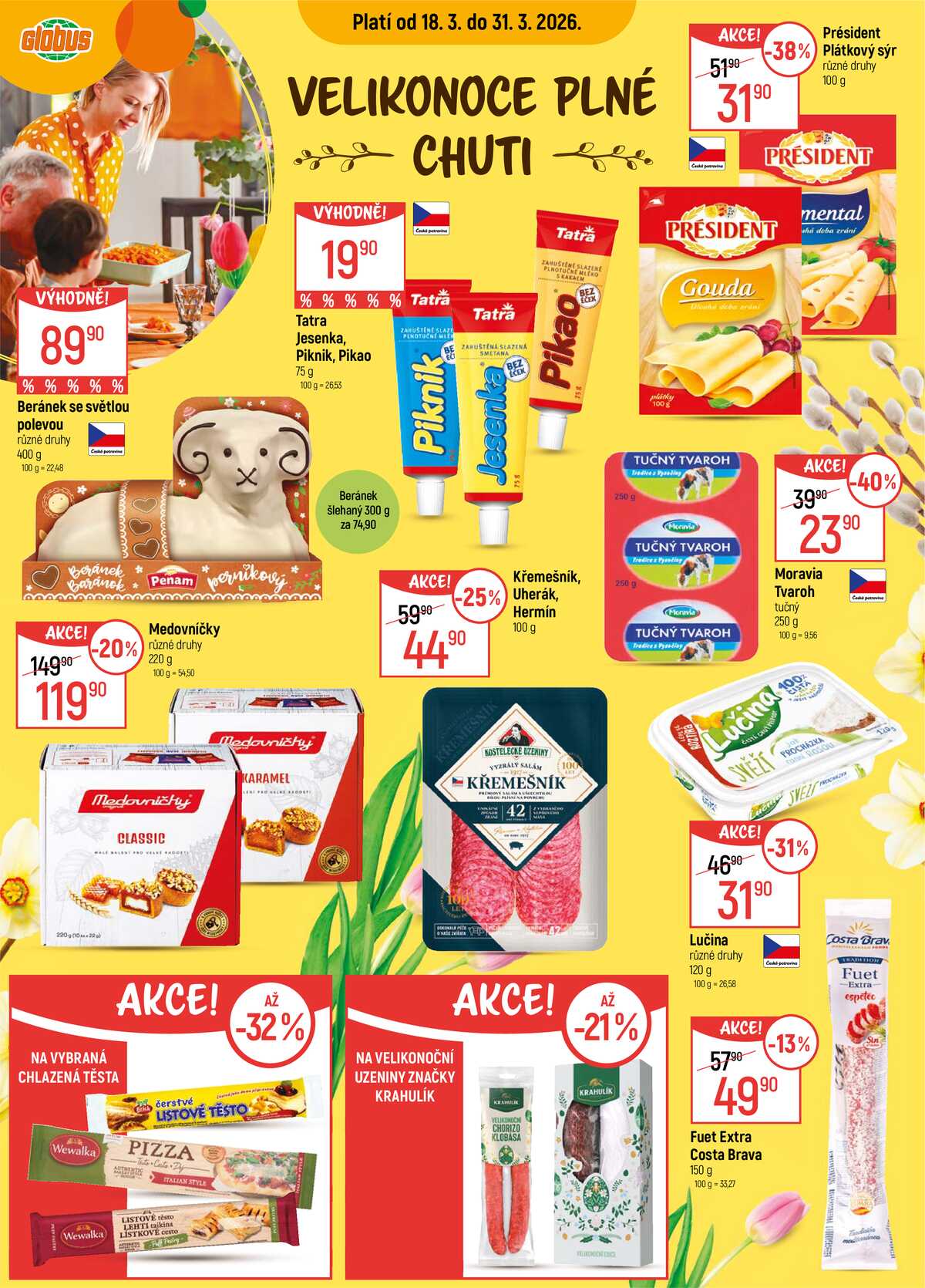 Akční leták Globus 18.3. - 31.3.2026 - Globus Olomouc strana 1