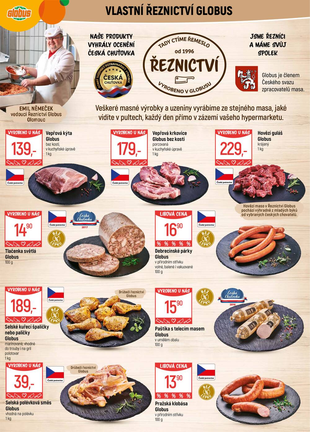 Leták Globus - Akční leták Globus 18.3. - 24.3.2026 - Globus Olomouc - strana 5