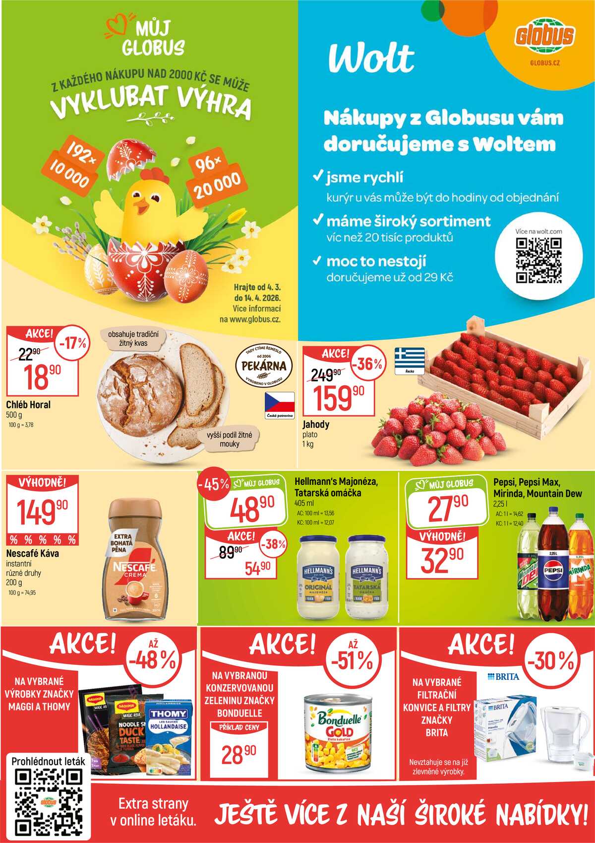 Akční leták Globus 18.3. - 24.3.2026 - Globus Opava strana 2