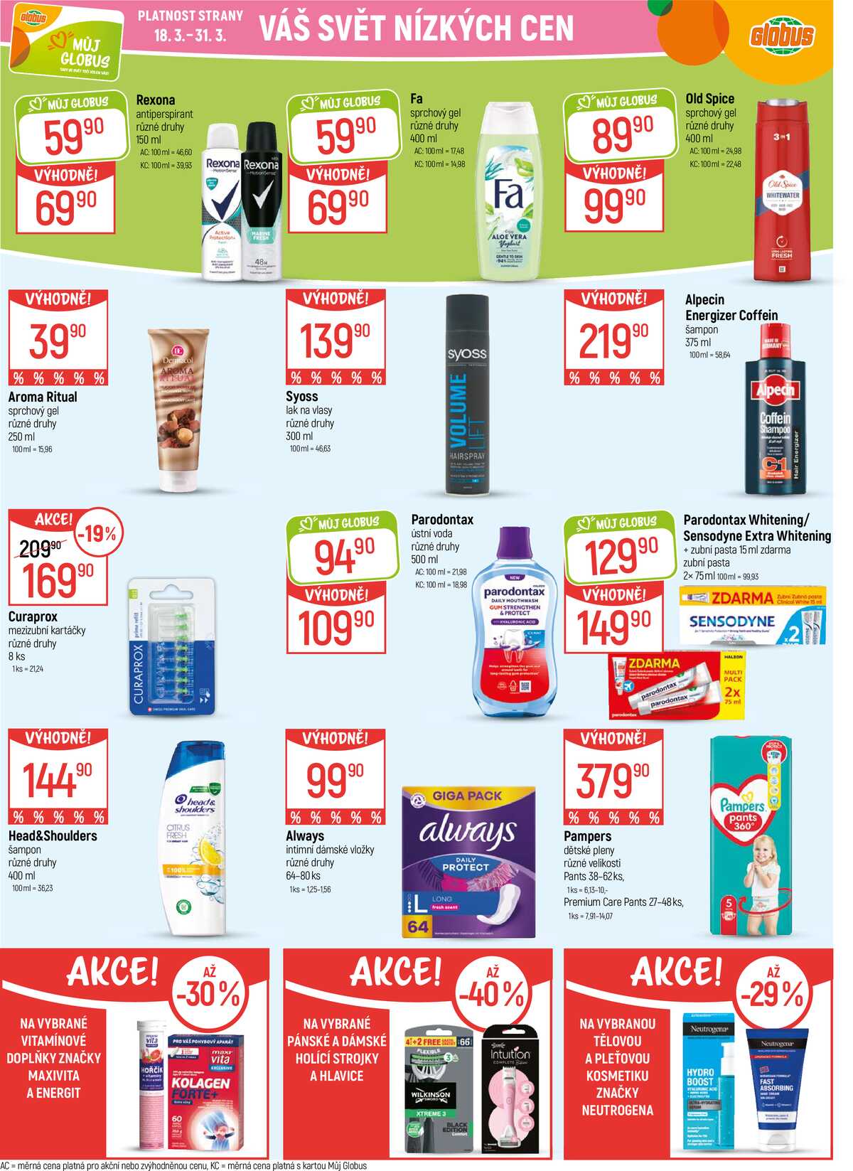 Akční leták Globus 18.3. - 24.3.2026 - Globus Opava strana 32
