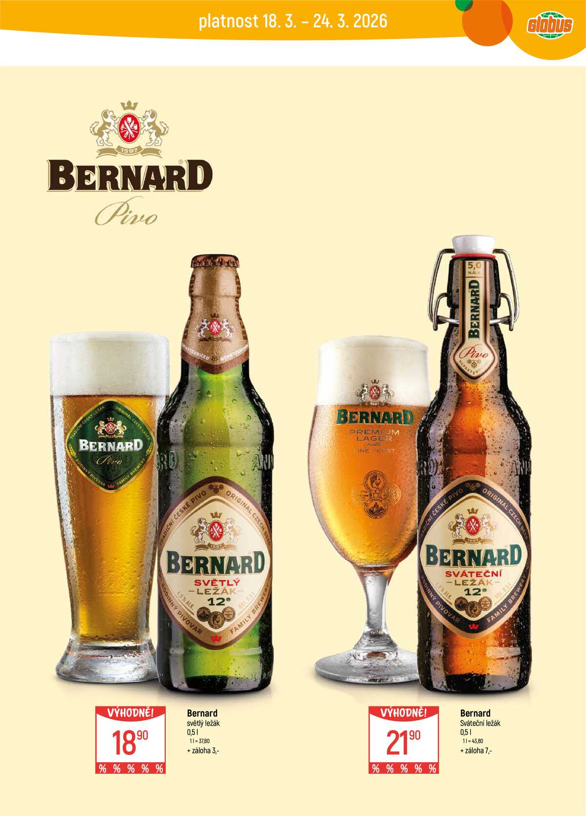 Akční leták Globus 18.3. - 24.3.2026 - Globus Opava strana 6