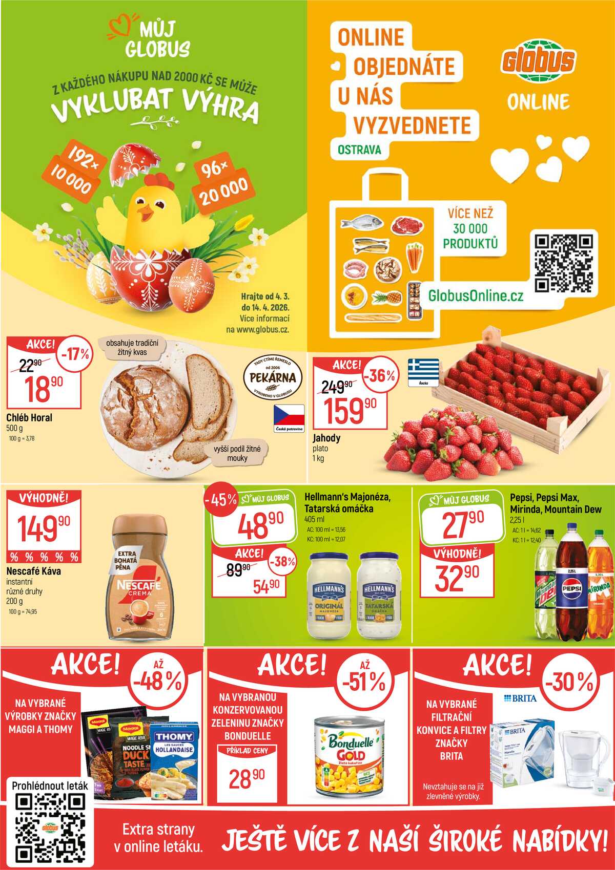 Akční leták Globus 18.3. - 24.3.2026 - Globus Ostrava strana 2