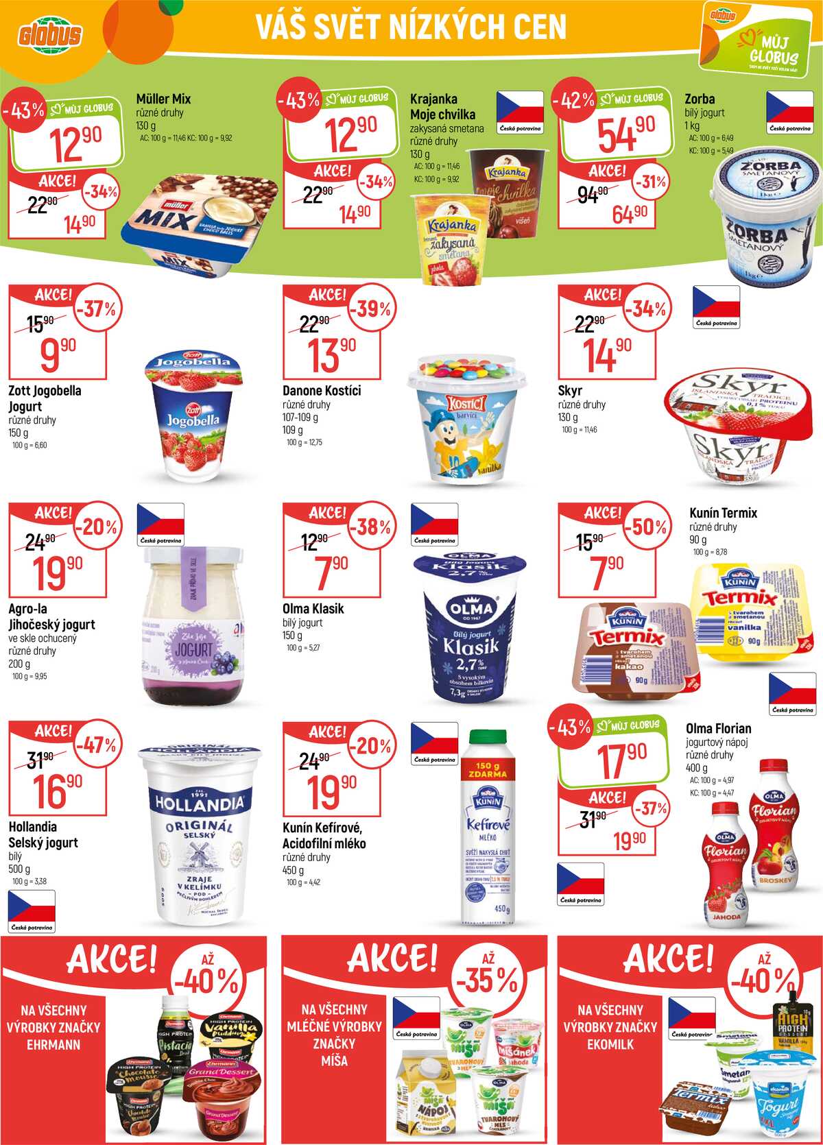 Akční leták Globus 18.3. - 24.3.2026 - Globus Brno Ivanovice strana 19
