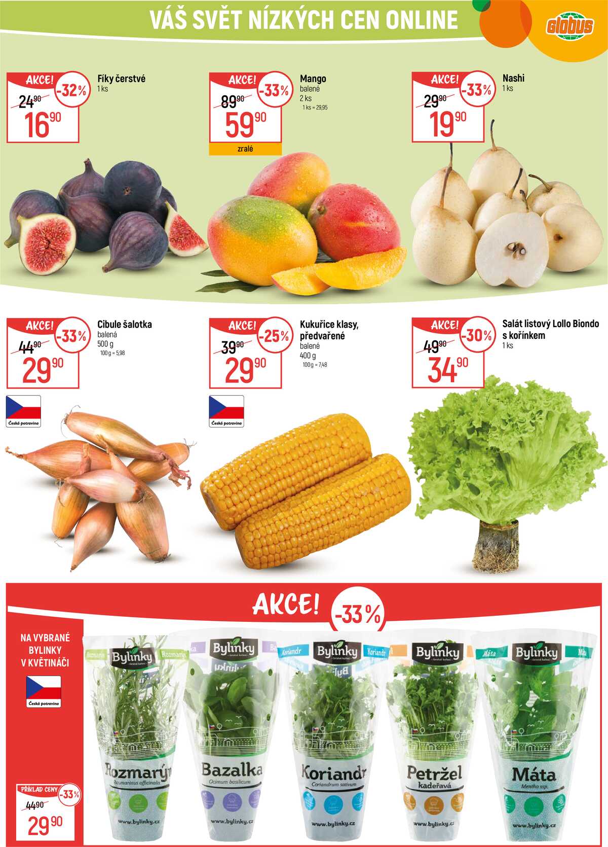 Akční leták Globus 18.3. - 24.3.2026 - Globus Brno Ivanovice strana 1