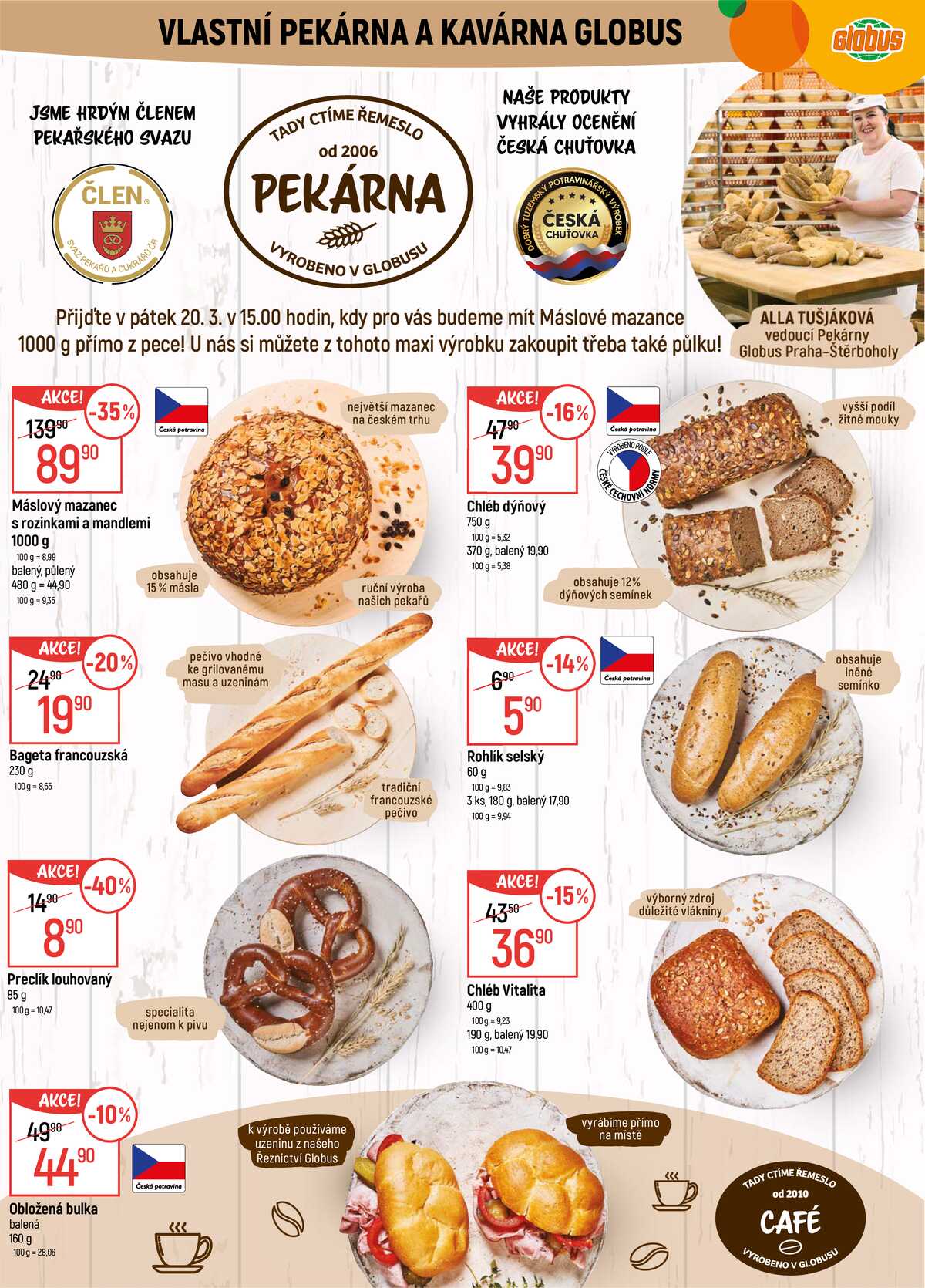 Akční leták Globus 18.3. - 24.3.2026 - Globus Praha - Štěrboholy strana 6