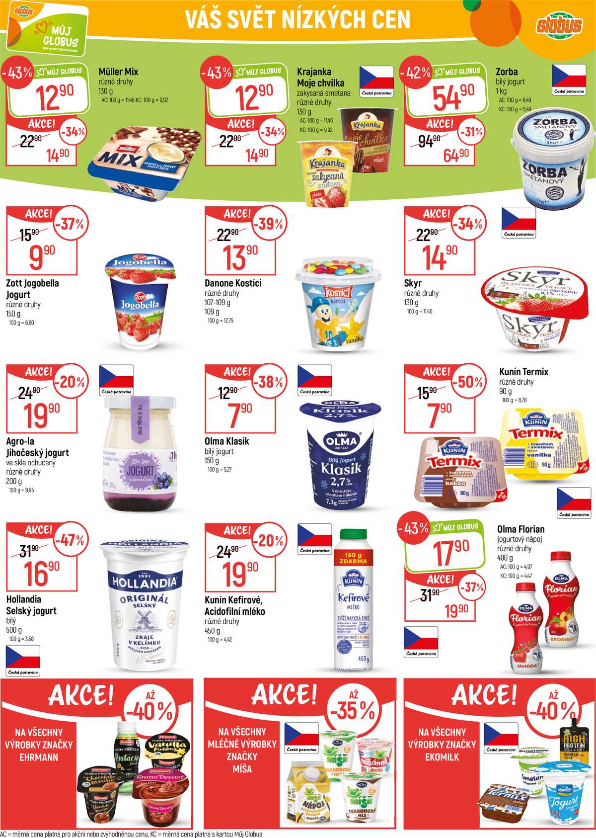 Akční leták Globus 18.3. - 24.3.2026 - Globus Praha - Štěrboholy strana 16