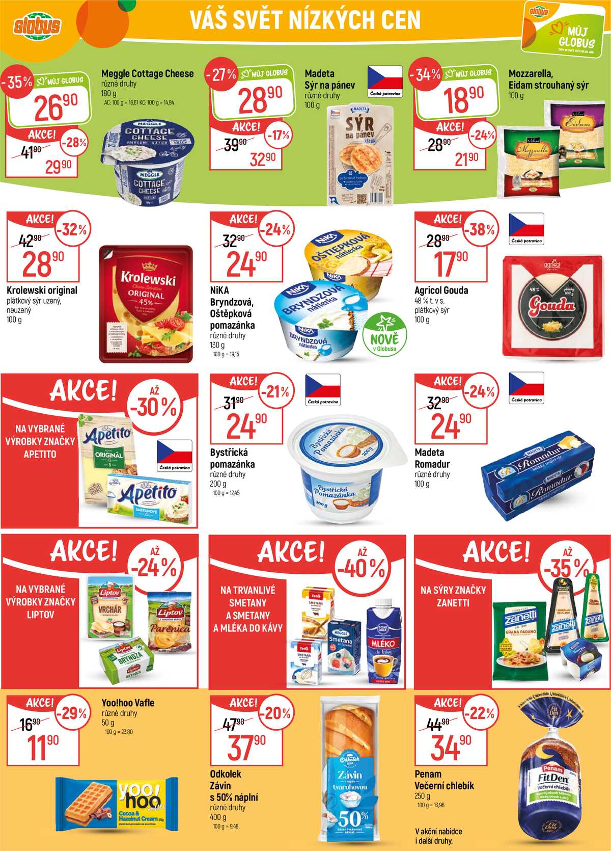 Akční leták Globus 18.3. - 24.3.2026 - Globus Praha - Štěrboholy strana 17