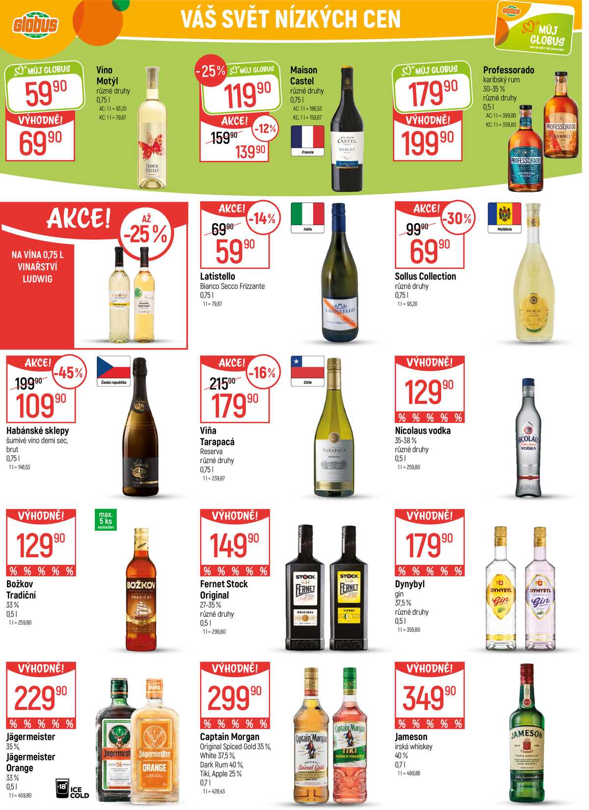 Akční leták Globus 18.3. - 24.3.2026 - Globus Praha - Štěrboholy strana 25
