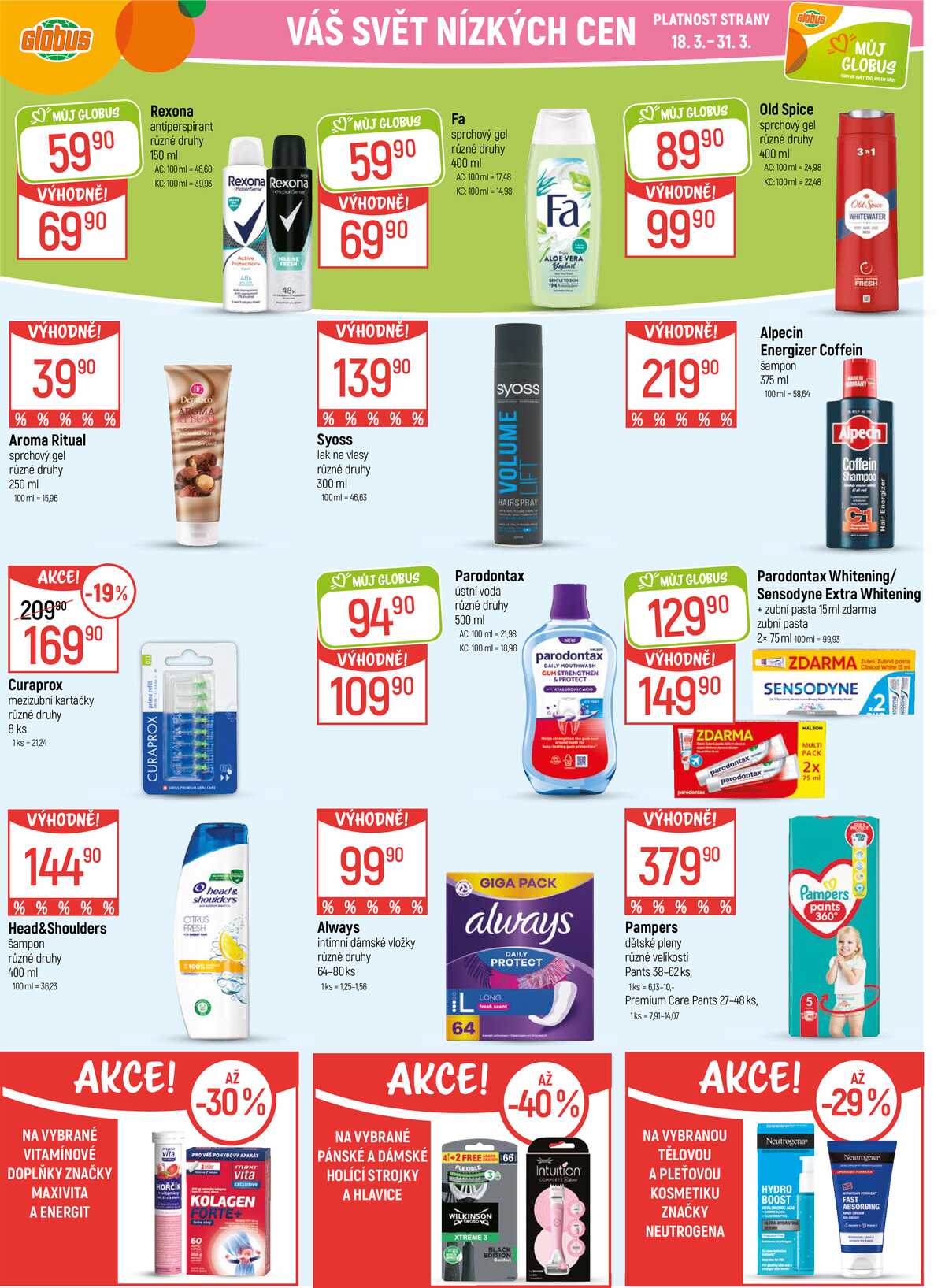 Akční leták Globus 18.3. - 24.3.2026 - Globus Praha - Štěrboholy strana 29