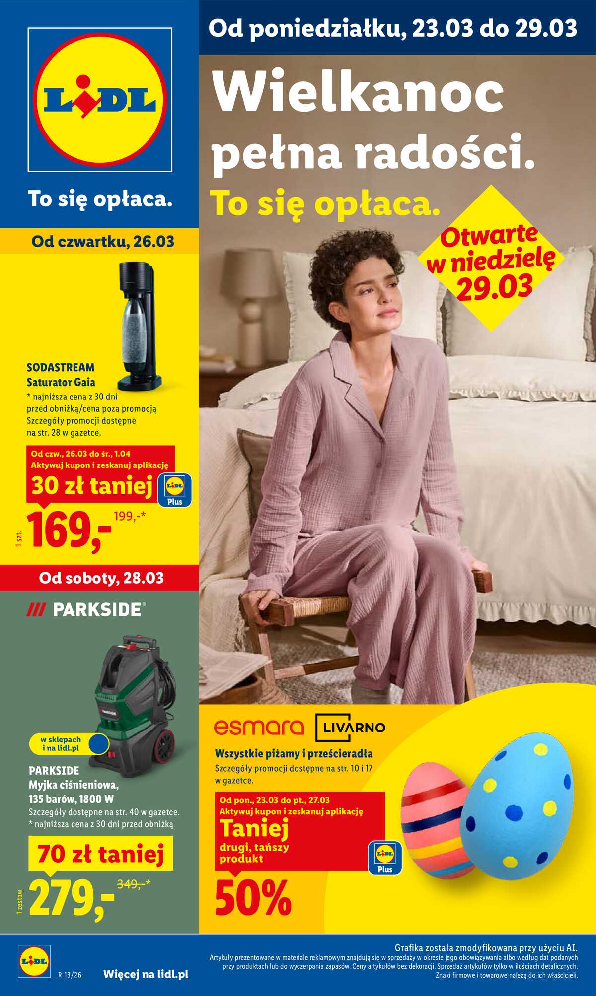 Leták Lidl Polsko 23.3.-29.3.2026 - Katalog platný od 23.03 strana 1