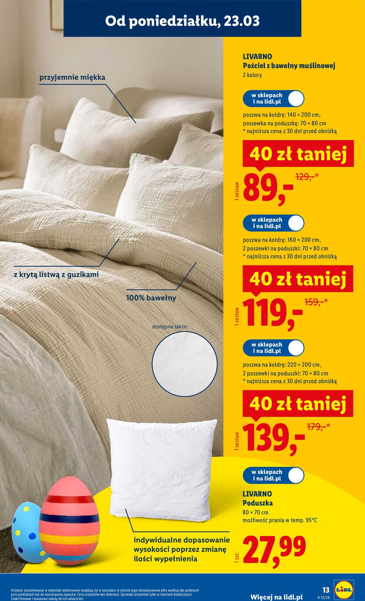 Leták Lidl Polsko 23.3.-29.3.2026 - Katalog platný od 23.03 strana 13