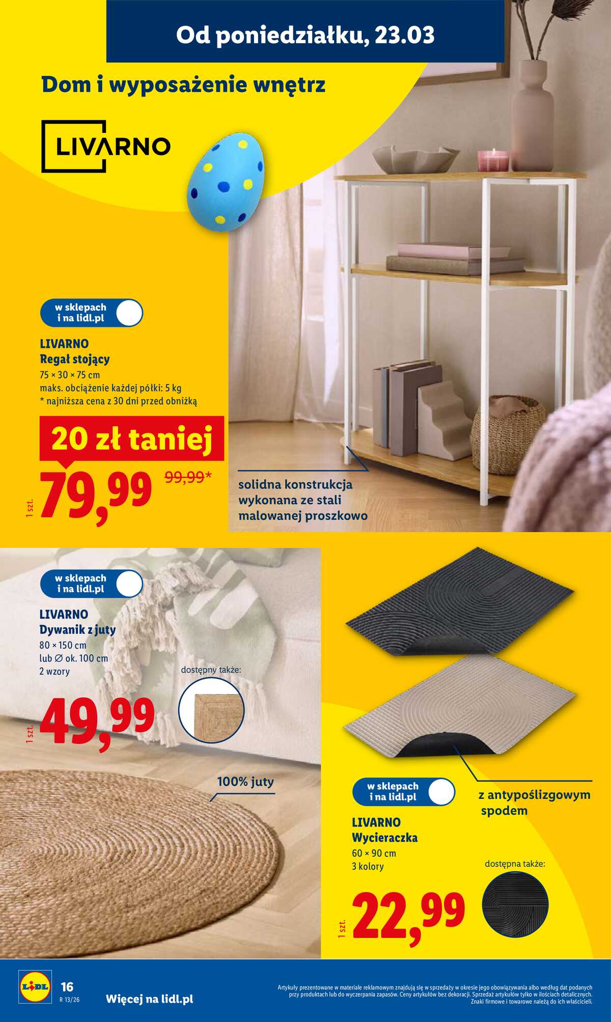 Leták Lidl Polsko 23.3.-29.3.2026 - Katalog platný od 23.03 strana 16