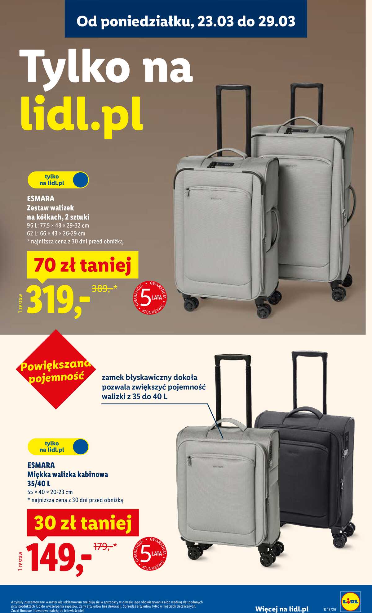 Leták Lidl Polsko 23.3.-29.3.2026 - Katalog platný od 23.03 strana 29