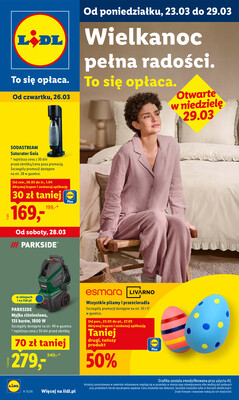 Leták Lidl Polsko 23.3.-29.3.2026 - Katalog platný od 23.03