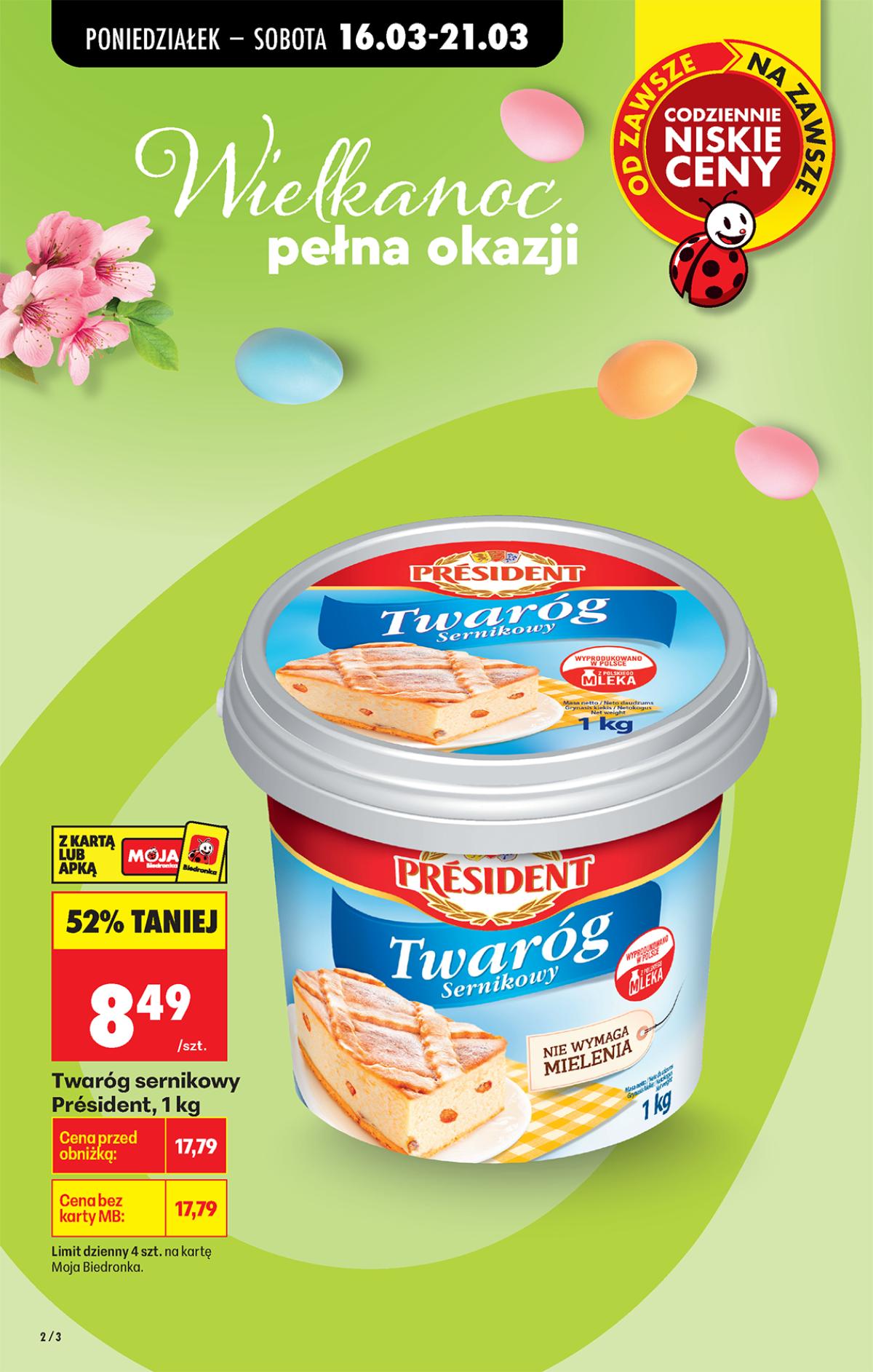 Leták Biedronka Polsko 16.3.-22.3.2026 strana 2