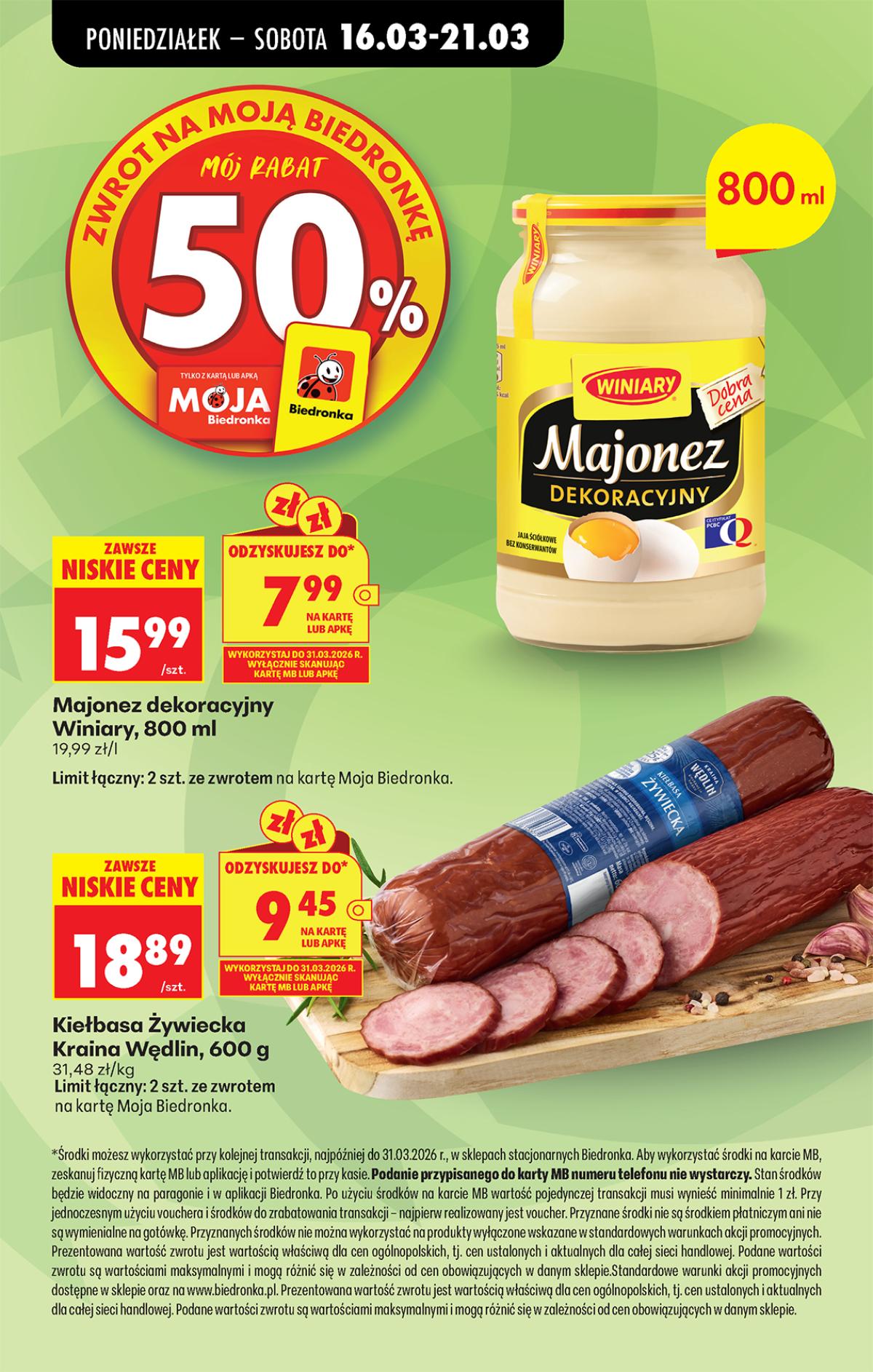 Leták Biedronka Polsko 16.3.-22.3.2026 strana 9