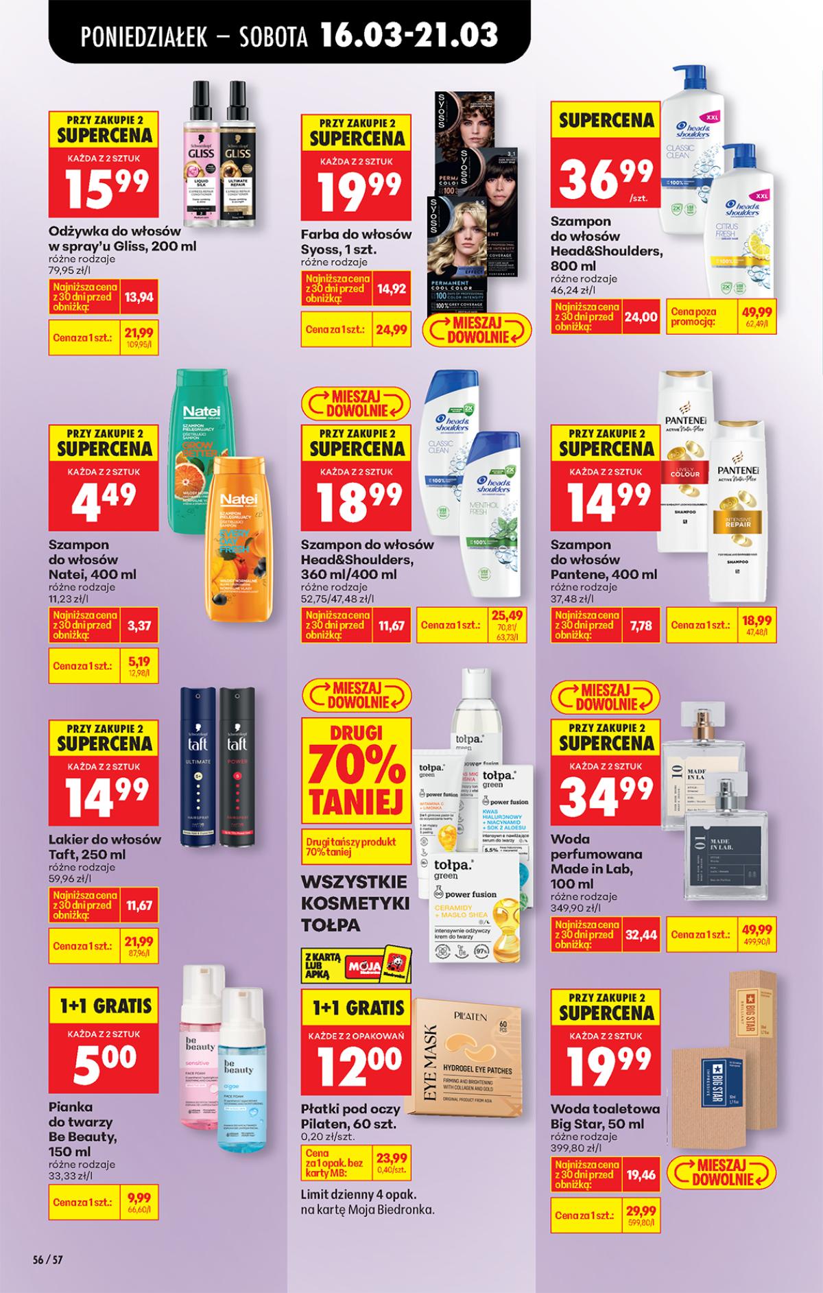 Leták Biedronka Polsko 16.3.-22.3.2026 strana 68