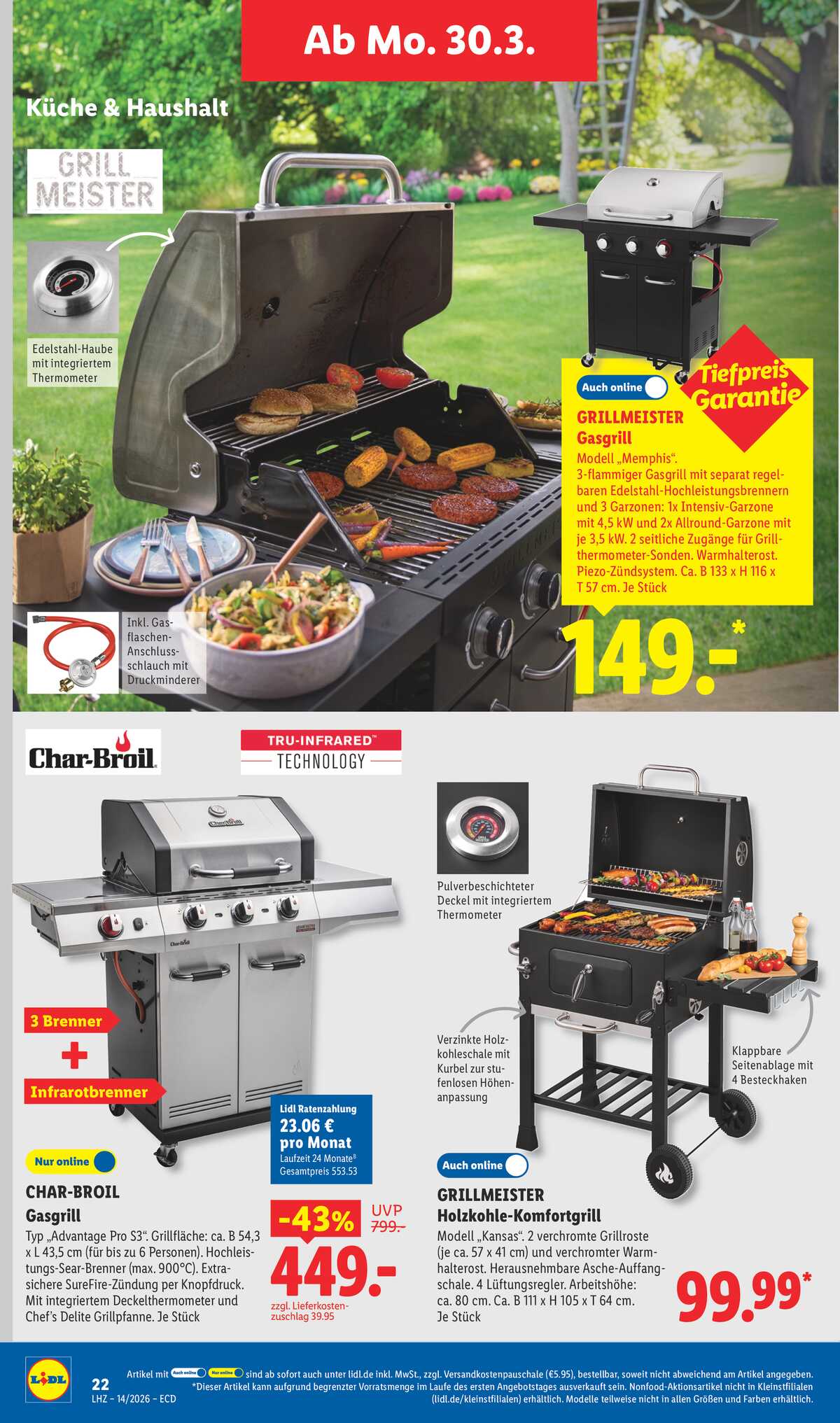 Leták Lidl Německo 30.3.-4.4.2026 strana 14