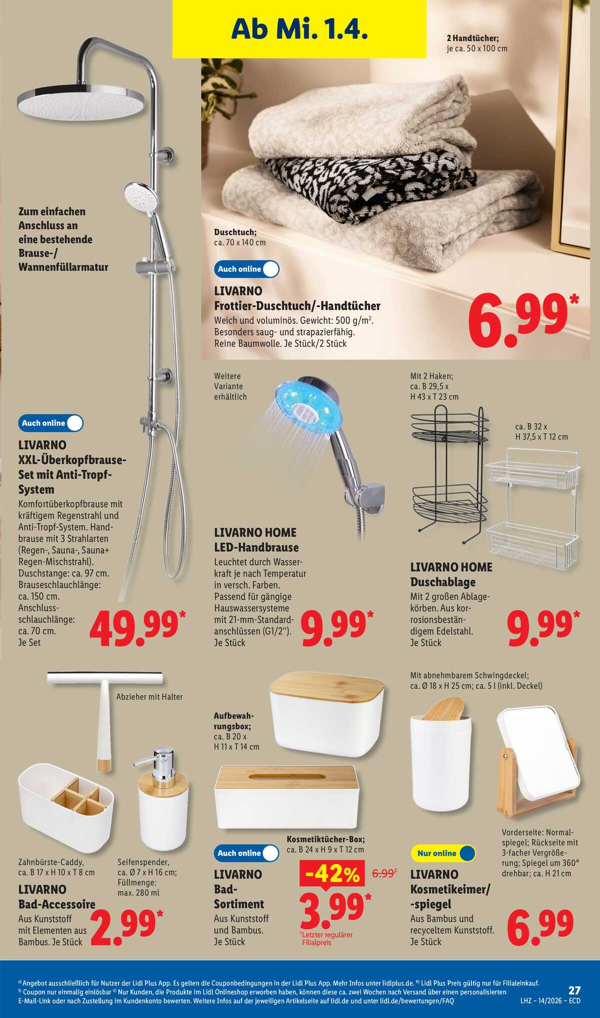 Leták Lidl Německo 30.3.-4.4.2026 strana 21