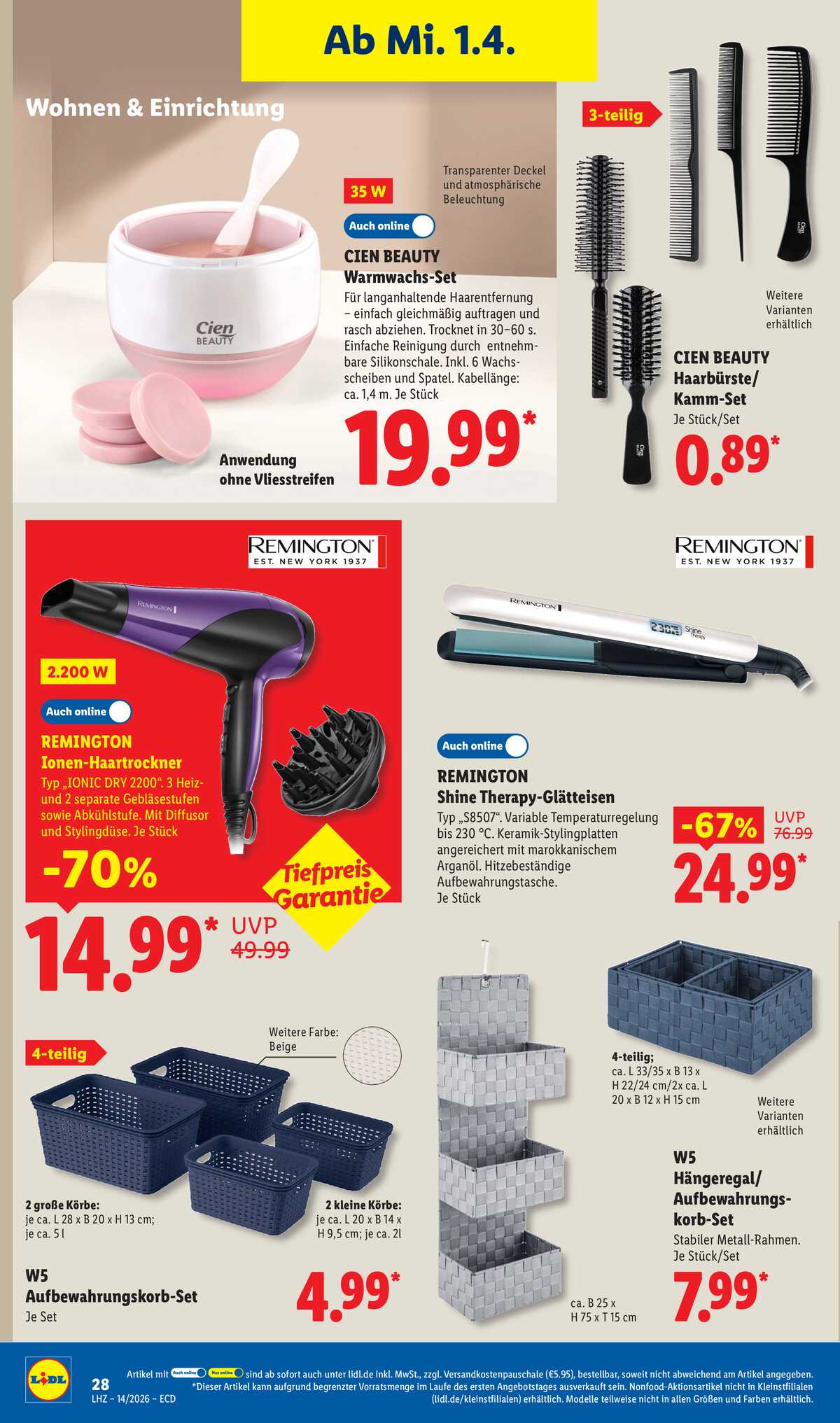 Leták Lidl Německo 30.3.-4.4.2026 strana 22