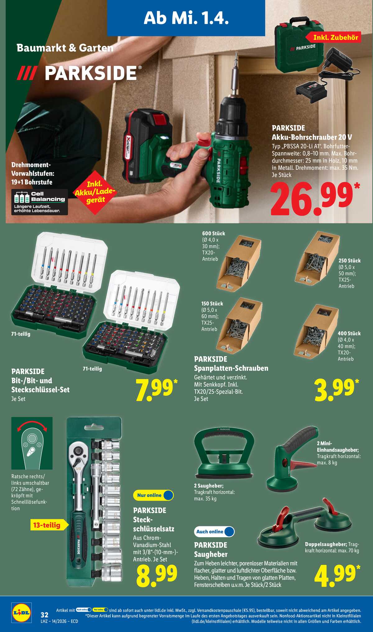 Leták Lidl Německo 30.3.-4.4.2026 strana 26