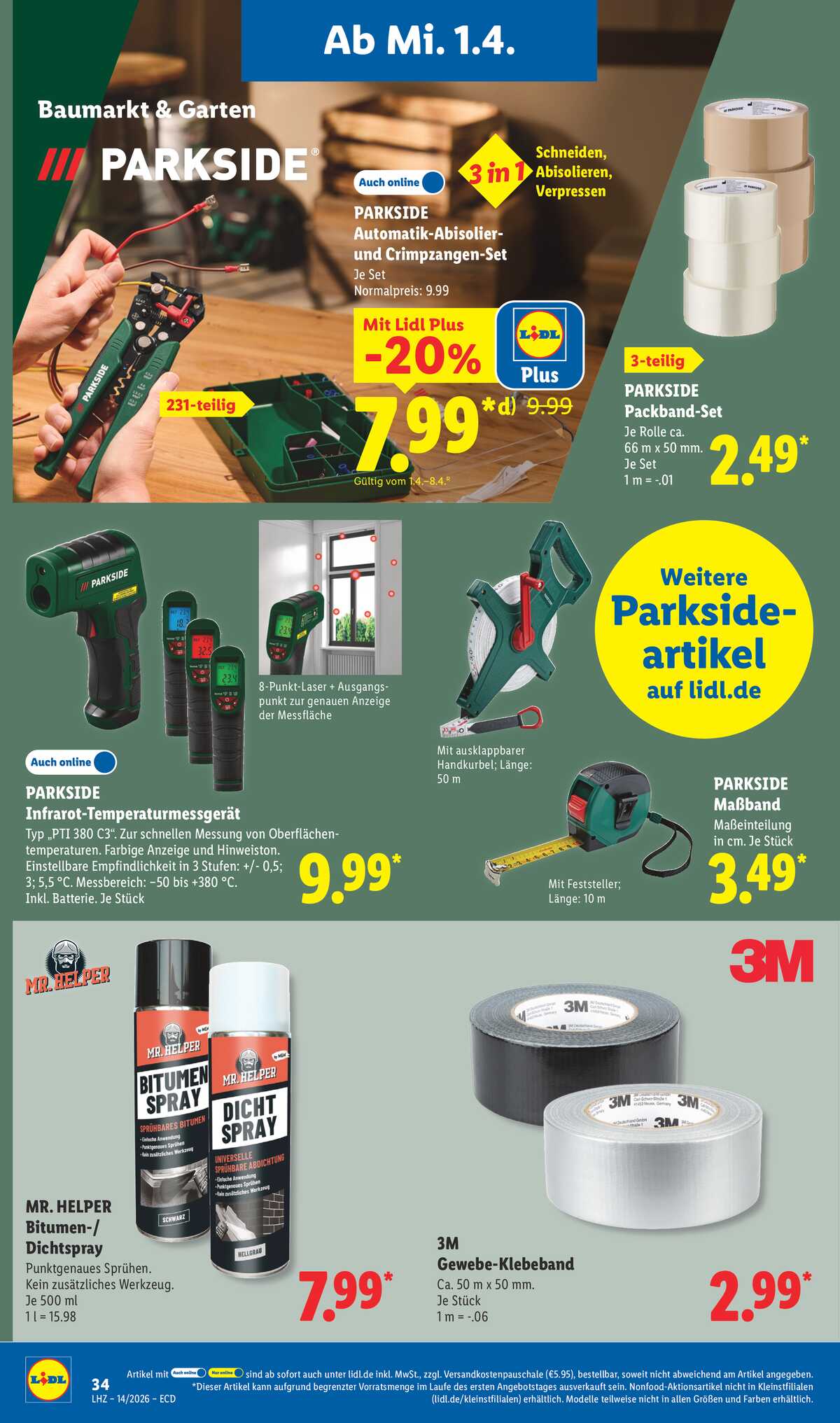 Leták Lidl Německo 30.3.-4.4.2026 strana 28