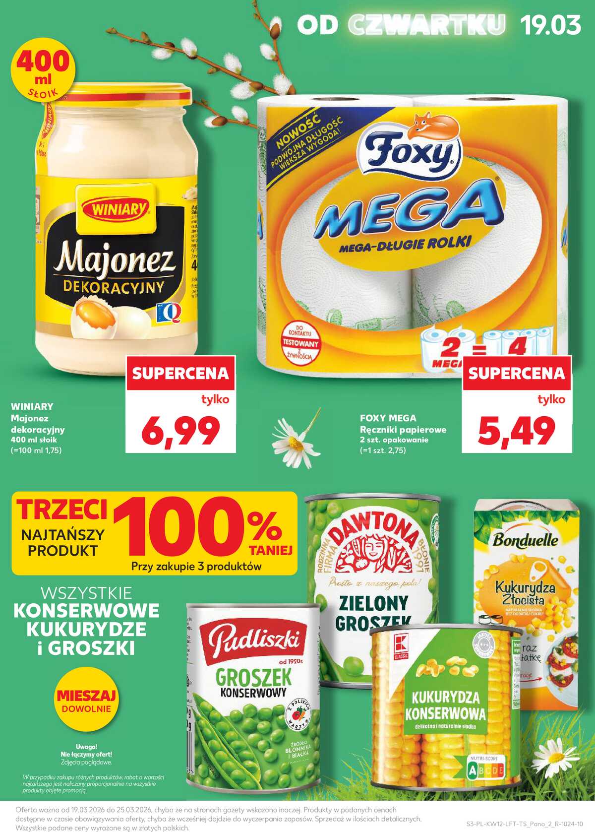 Leták Kaufland Polsko 19.3.-25.3.2026 - Noviny týdne strana 3