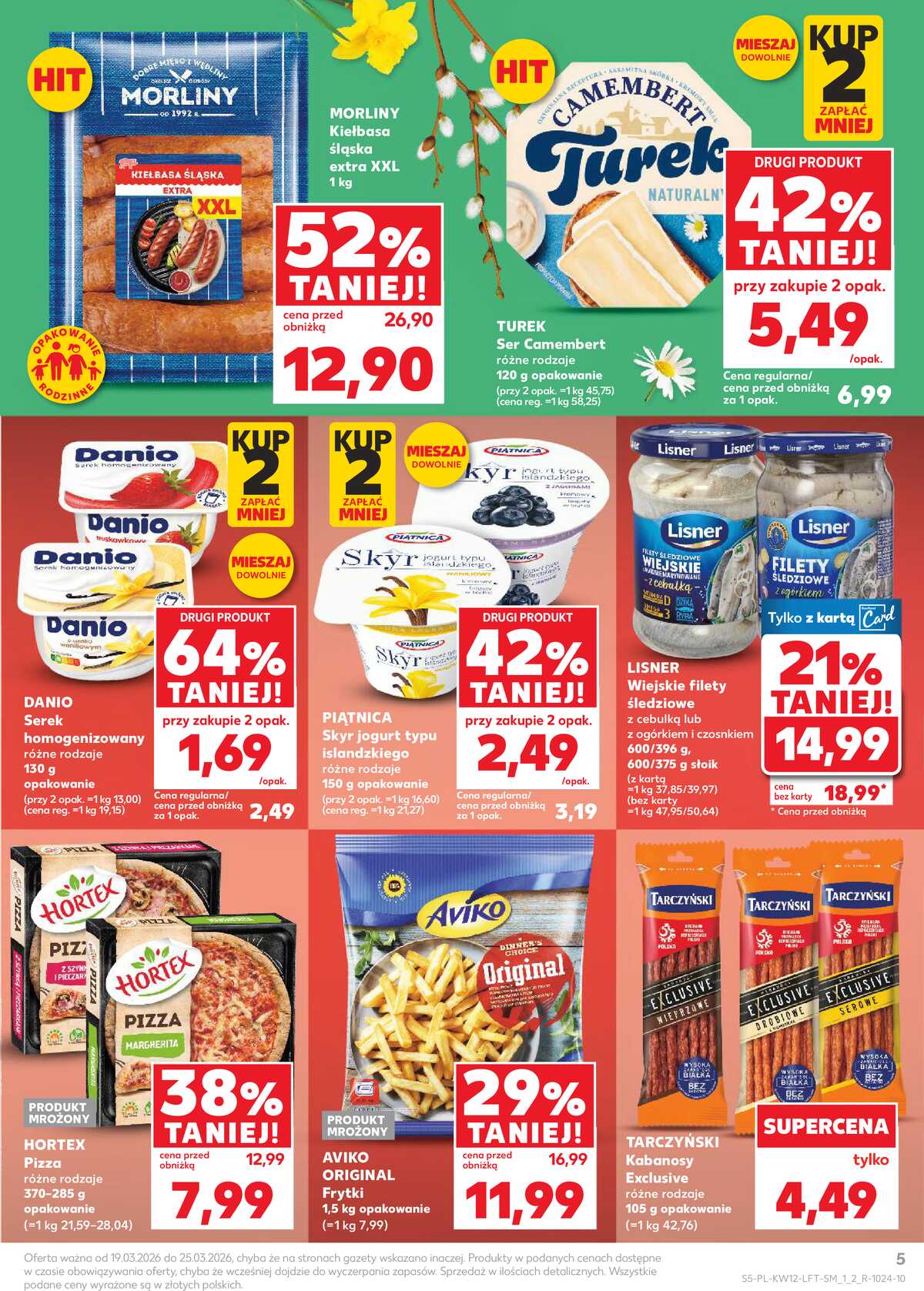 Leták Kaufland Polsko 19.3.-25.3.2026 - Noviny týdne strana 5