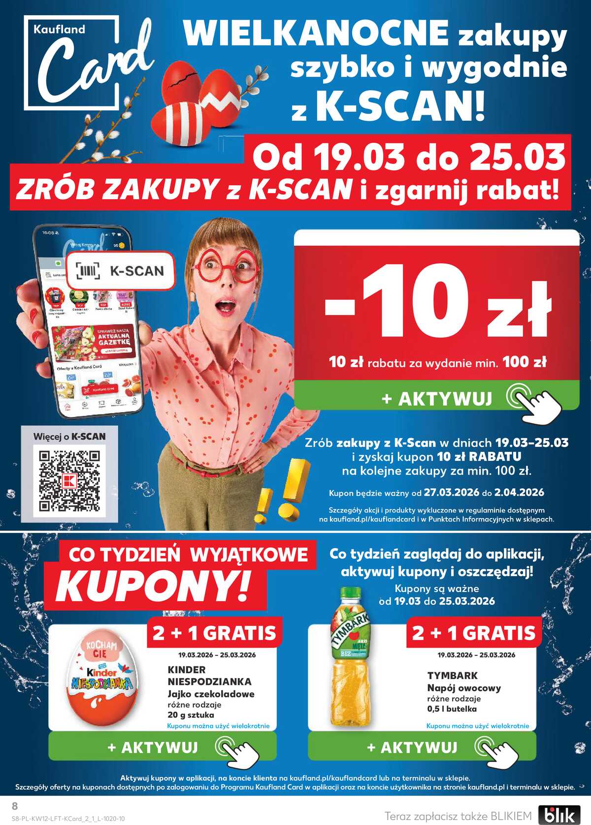 Leták Kaufland Polsko 19.3.-25.3.2026 - Noviny týdne strana 8