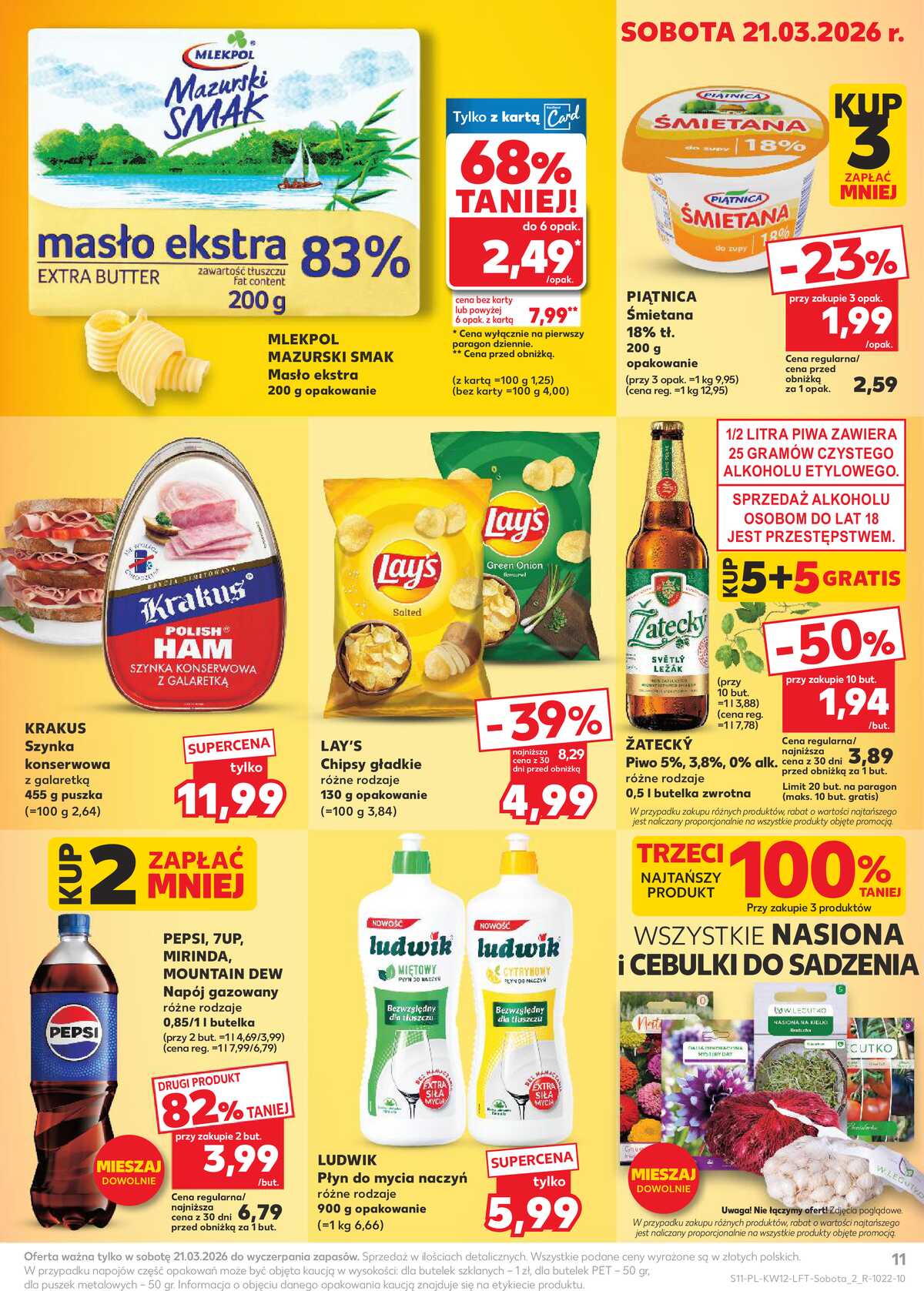 Leták Kaufland Polsko 19.3.-25.3.2026 - Noviny týdne strana 11