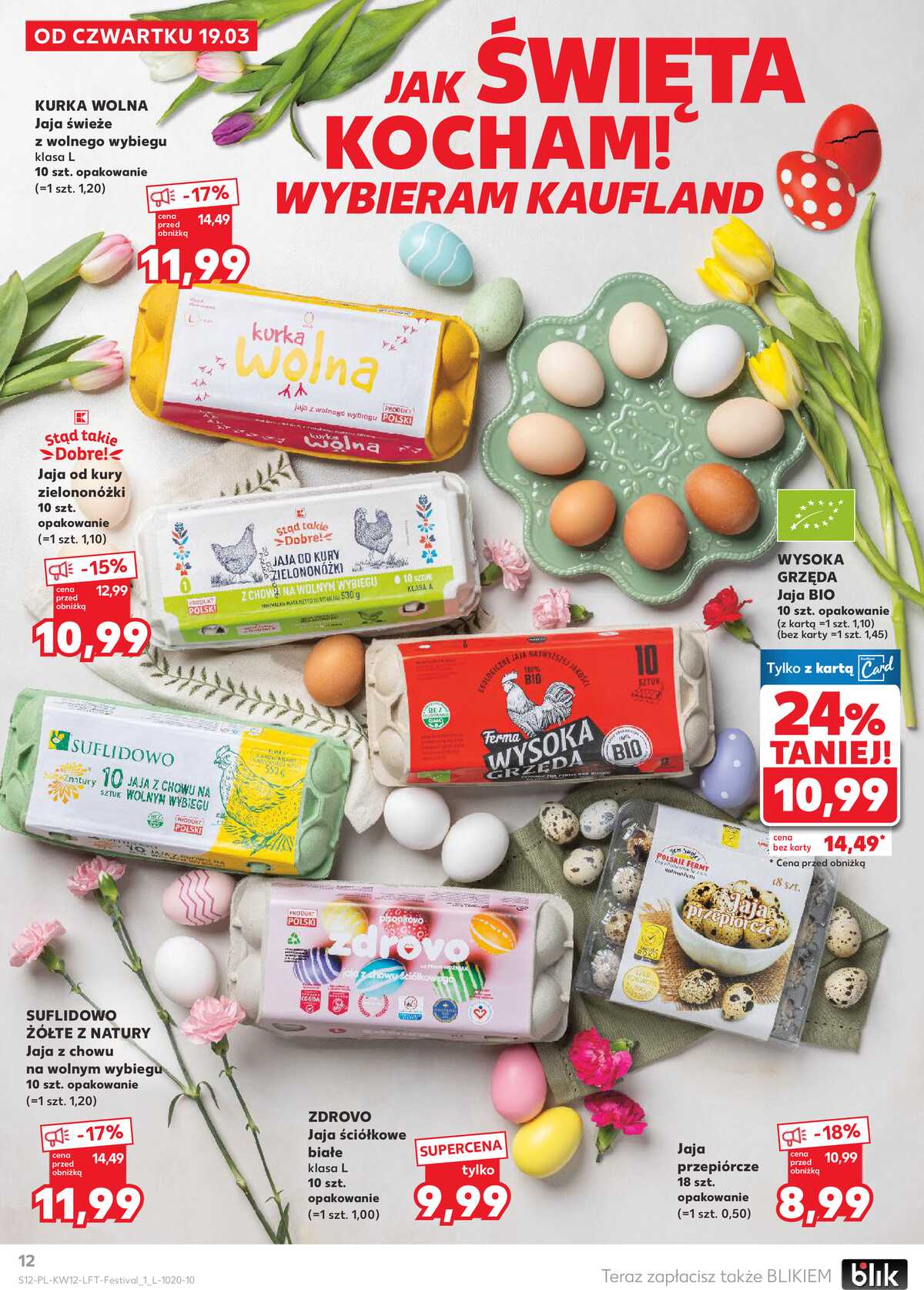 Leták Kaufland Polsko 19.3.-25.3.2026 - Noviny týdne strana 12