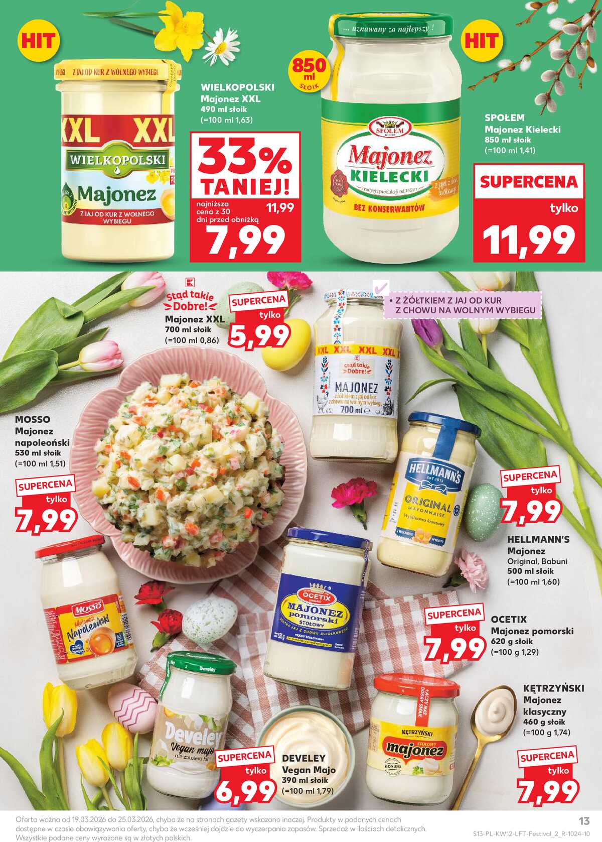 Leták Kaufland Polsko 19.3.-25.3.2026 - Noviny týdne strana 13