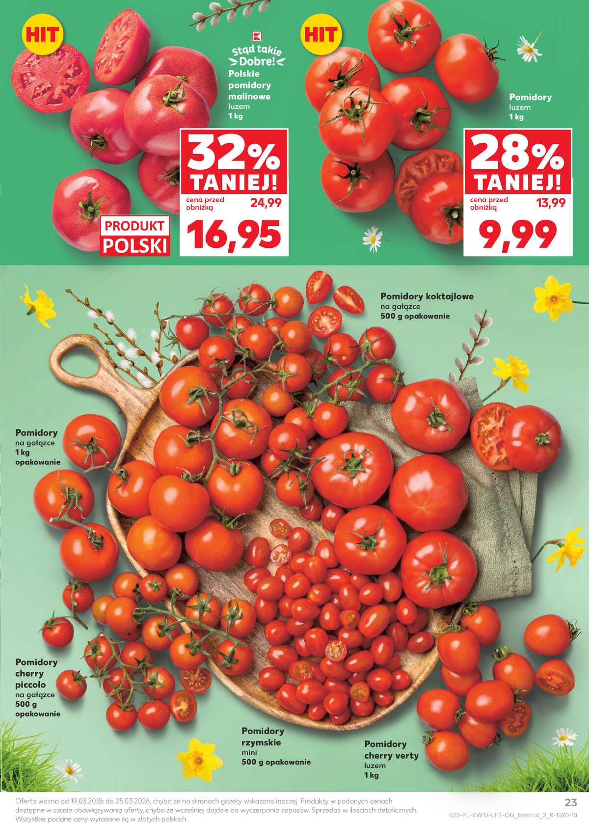 Leták Kaufland Polsko 19.3.-25.3.2026 - Noviny týdne strana 23