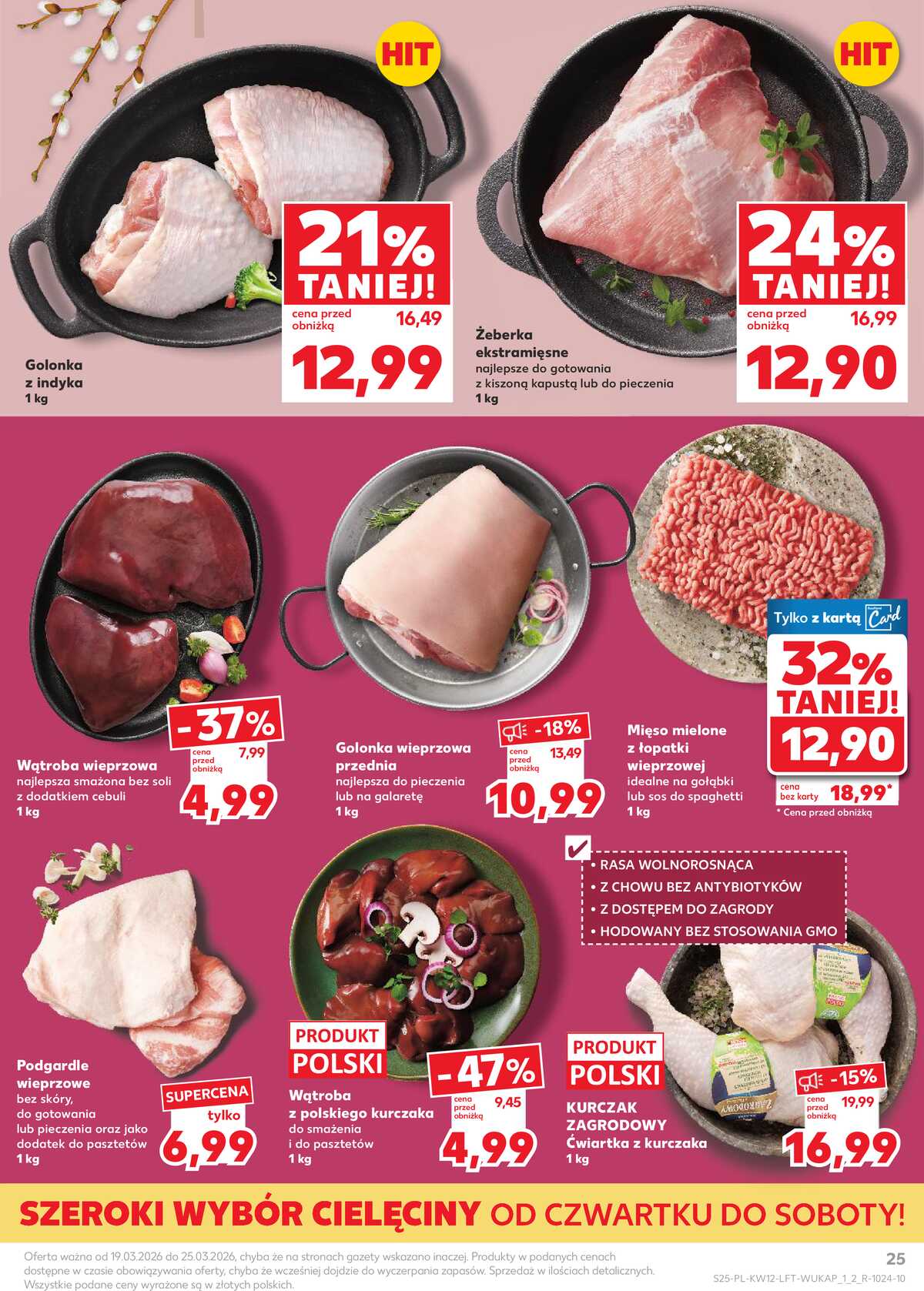 Leták Kaufland Polsko 19.3.-25.3.2026 - Noviny týdne strana 25