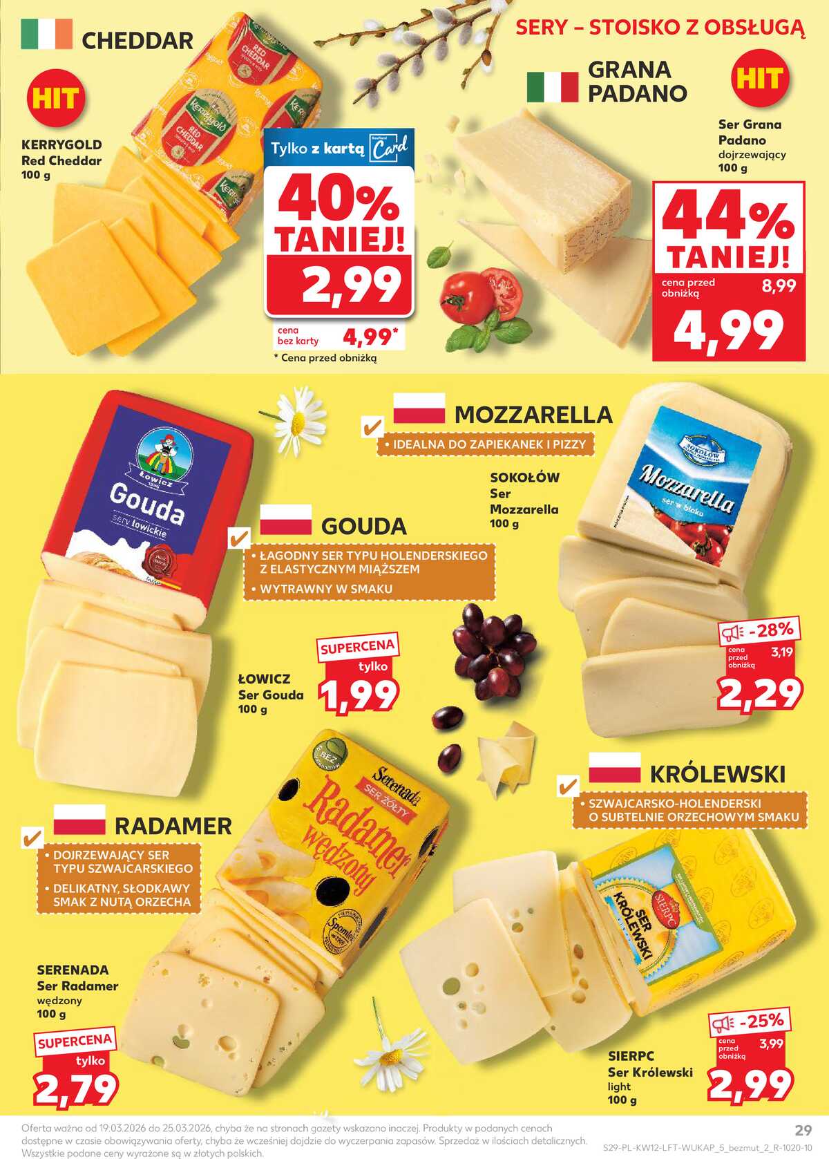 Leták Kaufland Polsko 19.3.-25.3.2026 - Noviny týdne strana 29