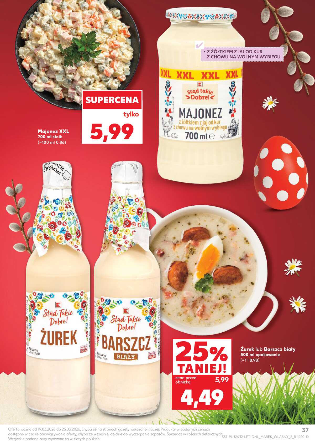Leták Kaufland Polsko 19.3.-25.3.2026 - Noviny týdne strana 37