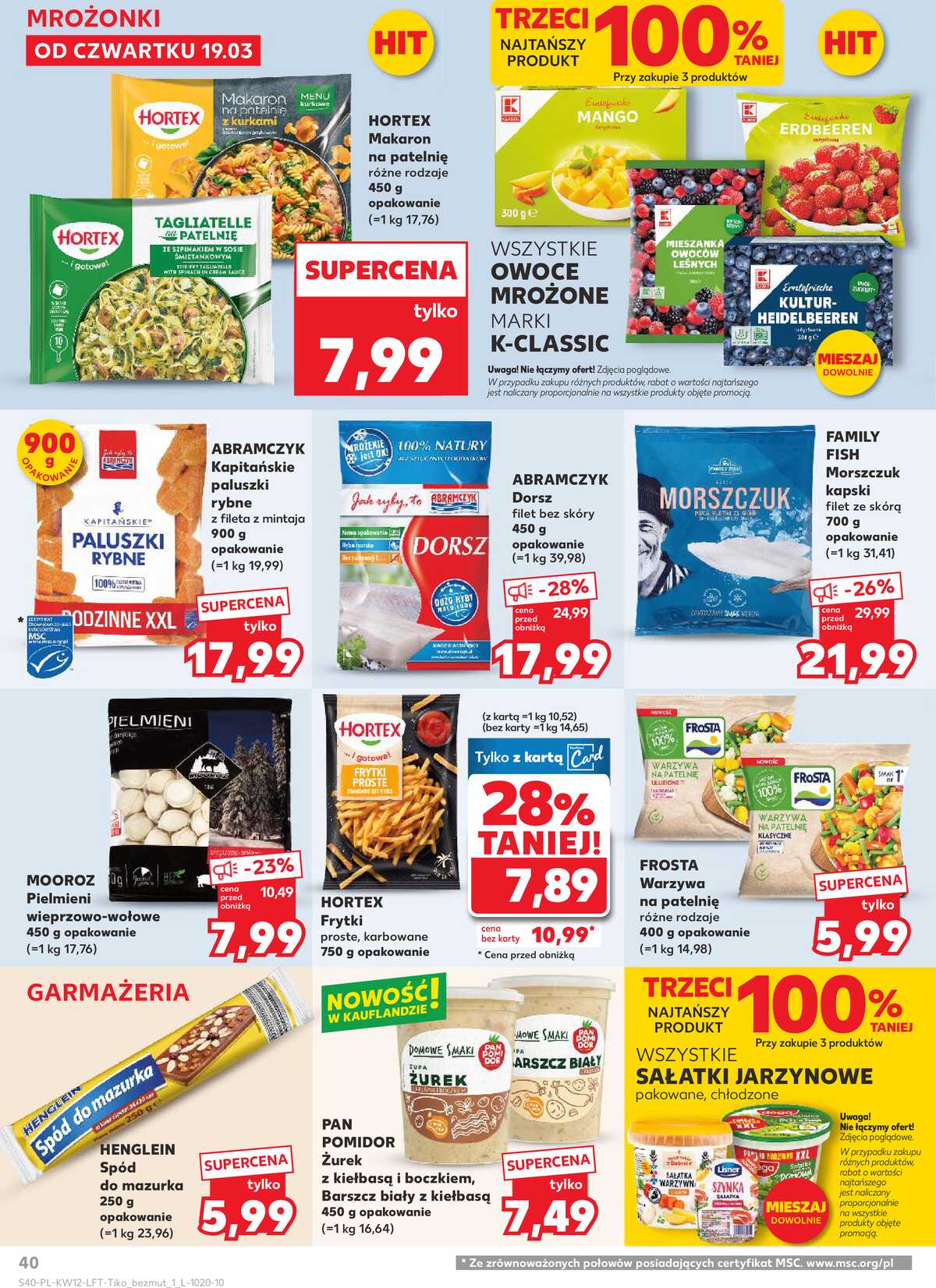 Leták Kaufland Polsko 19.3.-25.3.2026 - Noviny týdne strana 40